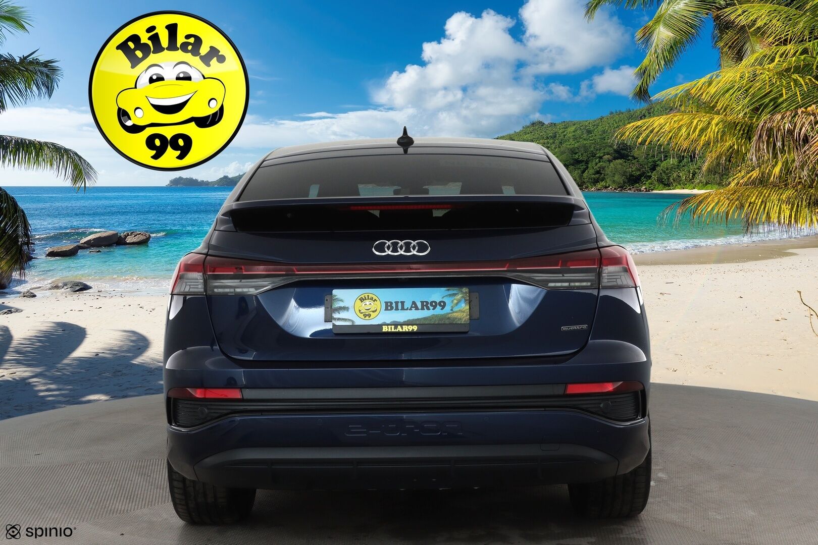 AUDI Q4 E-TRON 2022 Sportback e-tron 50 quattro S-Line **Lämpöpumppu / HUD / Adapt.Vakkari / LED-valot / P-Kamera / Sporttipenkit / Navi** - 3,99 % KORKOTARJOUS TÄHÄN AUTOON - Merkkihuollettu
