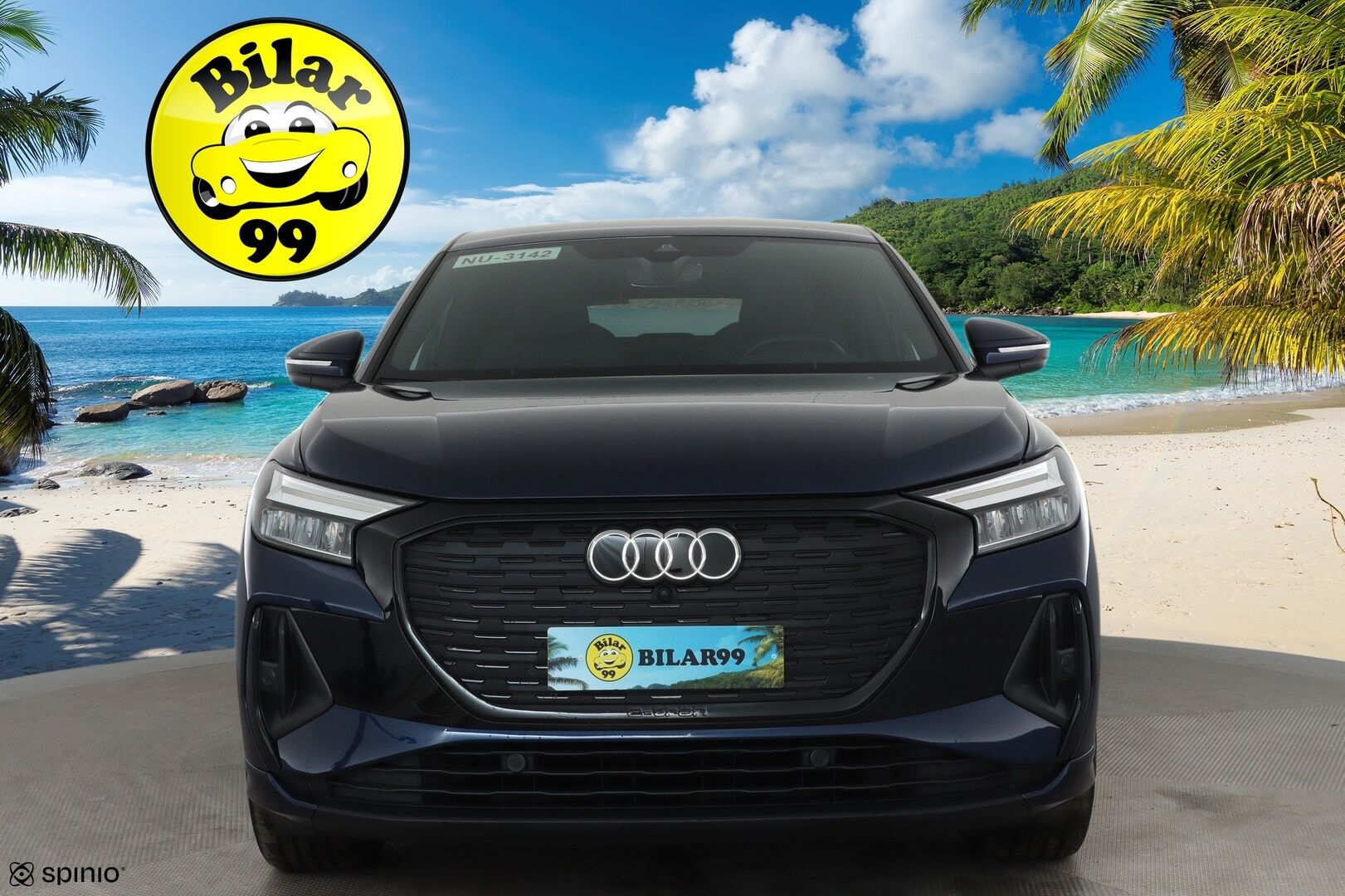 AUDI Q4 E-TRON 2022 Sportback e-tron 50 quattro S-Line **Lämpöpumppu / HUD / Adapt.Vakkari / LED-valot / P-Kamera / Sporttipenkit / Navi** - 3,99 % KORKOTARJOUS TÄHÄN AUTOON - Merkkihuollettu