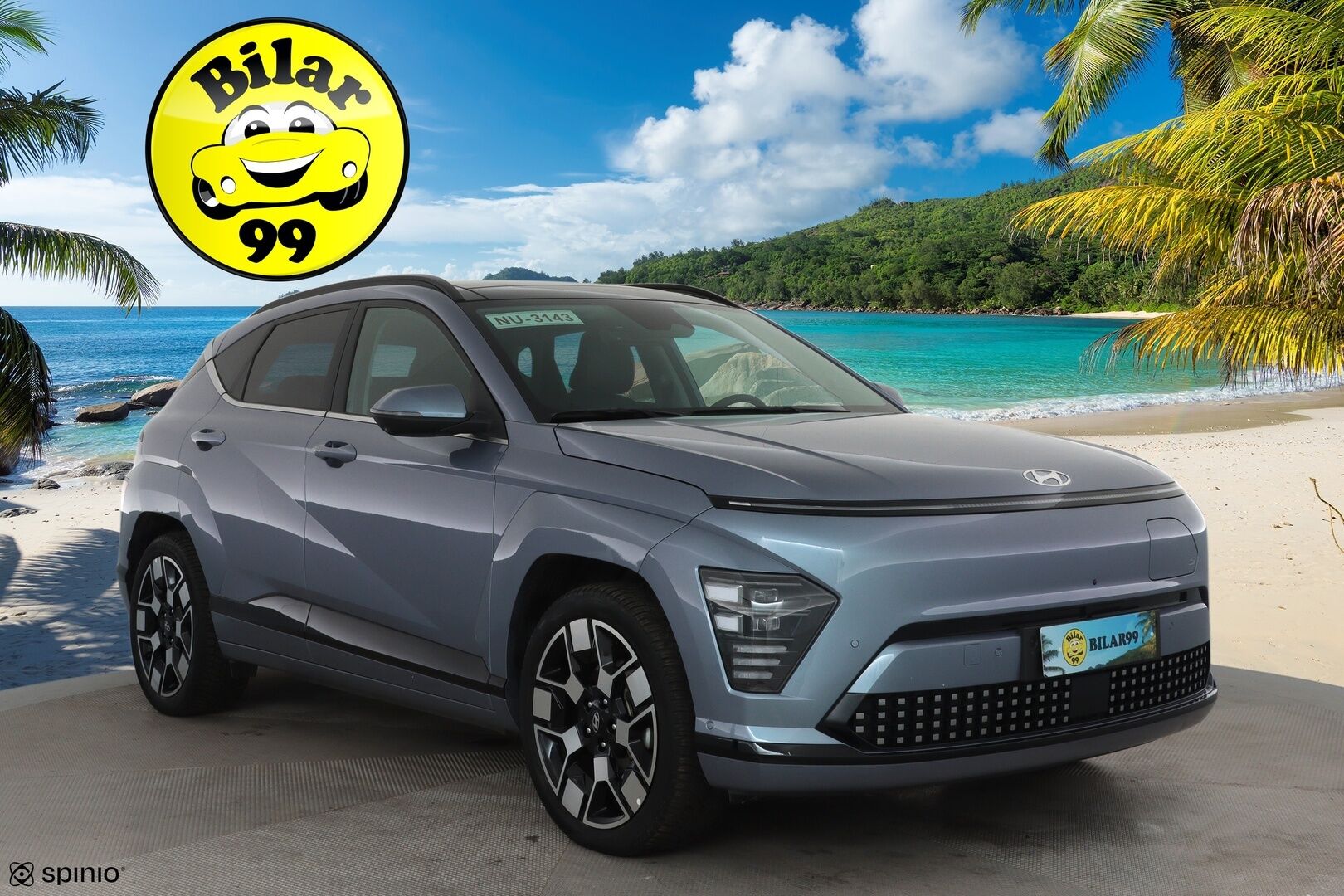 HYUNDAI KONA 2024 65 kWh 217 hv Premium **Adapt.vakkari / Lämpöpumppu / Bose / 360.kamera / HUD / Lasikattoluukku / KeylessGo** - 3,99 % KORKOTARJOUS TÄHÄN AUTOON - Akku kuntotarkastettu 