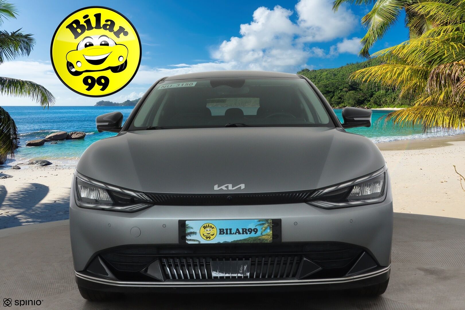 KIA EV6 2022 77kWh AWD 325hv Plus **Adapt.vakkari / Lämpöpumppu / Ilmastoidut nahat / Muistipenkki / 360.kamera / Koukku / KeylessGo** - 3,99 % KORKOTARJOUS TÄHÄN AUTOON - Akku kuntotarkastettu / Kahdet renkaat aluvanteilla / Penkinlämmittimet takana / Merkkihuollettu