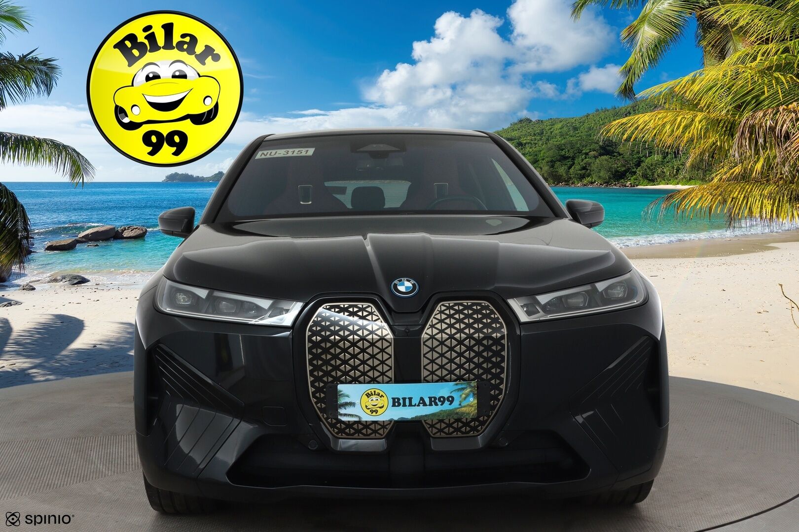 BMW IX 2022 XDRIVE 50 Fully Charged **Widescreen / Laser-LED / Harman/Kardon / Koukku / HUD / Lasikatto / 360° / Ilma-alusta** - 2,99 % KORKOTARJOUS TÄHÄN AUTOON - Merkkihuollettu / Kahdet Renkaat / **HYVILLÄ KAMOILLA**