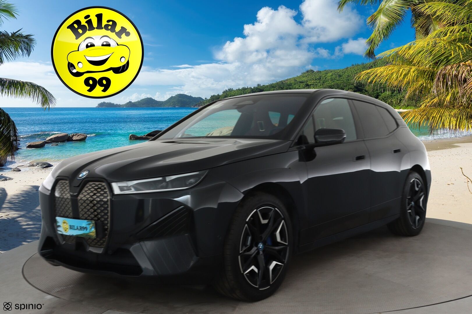 BMW IX 2022 XDRIVE 50 Fully Charged **Widescreen / Laser-LED / Harman/Kardon / Koukku / HUD / Lasikatto / 360° / Ilma-alusta** - 2,99 % KORKOTARJOUS TÄHÄN AUTOON - Merkkihuollettu / Kahdet Renkaat / **HYVILLÄ KAMOILLA**