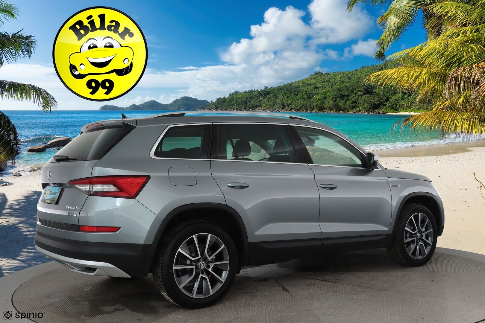 SKODA KODIAQ 2019 2,0 TSI 4x4 Scout DSG Autom. 7-Paikkainen - 3,99 % KORKOTARJOUS TÄHÄN AUTOON - 7-P / Webasto / Adapt.Vakkari / Canton Premium Sound / Vetokoukku / Peruutuskamera / Nahka-Alcantara / Supervarusteet / Juuri tullut Tampereelle!