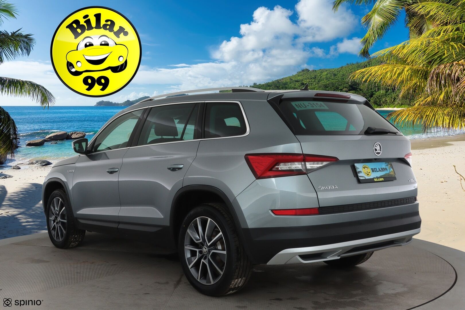 SKODA KODIAQ 2019 2,0 TSI 4x4 Scout DSG Autom. 7-Paikkainen - 3,99 % KORKOTARJOUS TÄHÄN AUTOON - 7-P / Webasto / Adapt.Vakkari / Canton Premium Sound / Vetokoukku / Peruutuskamera / Nahka-Alcantara / Supervarusteet / Juuri tullut Tampereelle!