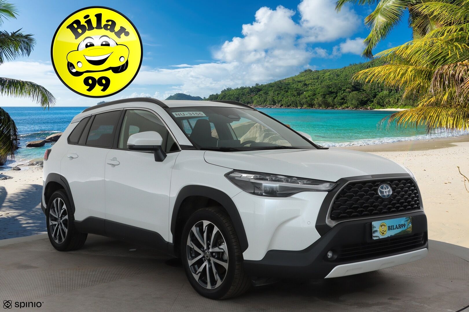 TOYOTA COROLLA CROSS 2022 2.0 Hybrid AWD-i Launch Edition ** Adapt.vakkari / P.kamera / Navi / Digimittaristo / KeylessGo / LED / Ratinlämmitin** - 3,99 % KORKOTARJOUS TÄHÄN AUTOON 31.8. ASTI! - Kahdet renkaat aluvanteilla / Merkkihuollettu