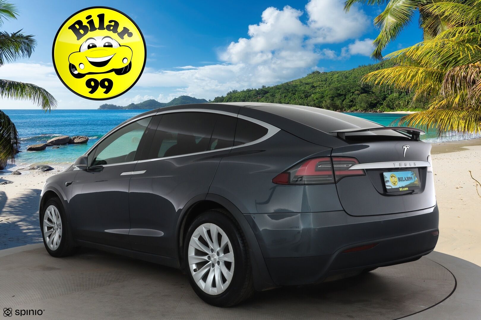 TESLA MODEL X 2020 Long Range AWD 6-Paik **Koukku / Ilma-alusta / Adapt.Vakkari / LED-valot / P.kamera / Premium Audio / Navi / Keyless** - 3,99 % KORKOTARJOUS TÄHÄN AUTOON - 2x Latauskaapelit / Kahdet Renkaat