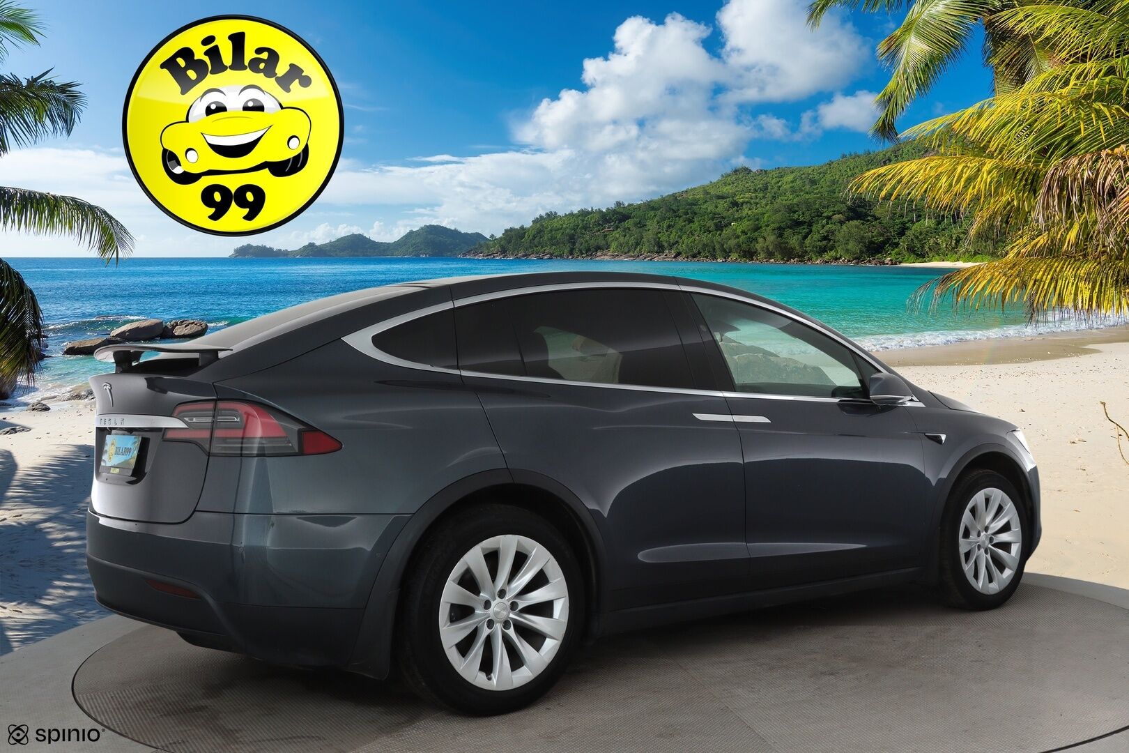TESLA MODEL X 2020 Long Range AWD 6-Paik **Koukku / Ilma-alusta / Adapt.Vakkari / LED-valot / P.kamera / Premium Audio / Navi / Keyless** - 3,99 % KORKOTARJOUS TÄHÄN AUTOON - 2x Latauskaapelit / Kahdet Renkaat