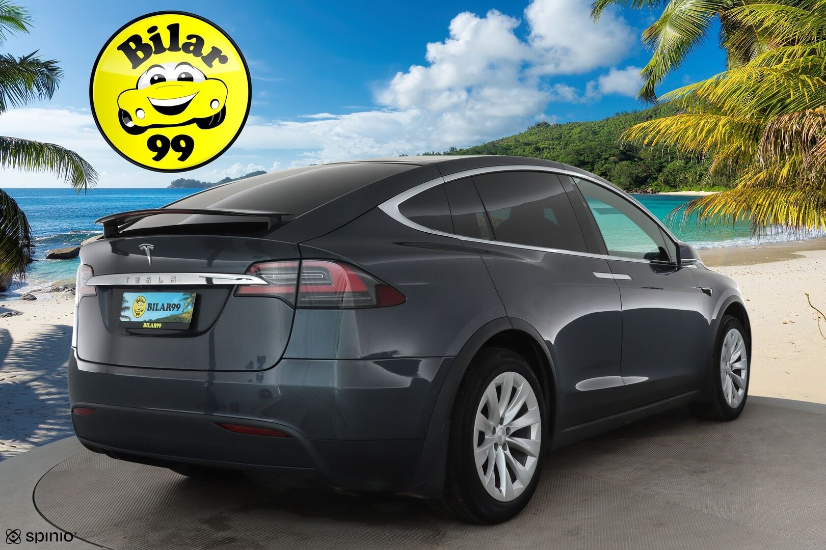 TESLA MODEL X 2020 Long Range AWD 6-Paik **Koukku / Ilma-alusta / Adapt.Vakkari / LED-valot / P.kamera / Premium Audio / Navi / Keyless** - 3,99 % KORKOTARJOUS TÄHÄN AUTOON - 2x Latauskaapelit / Kahdet Renkaat