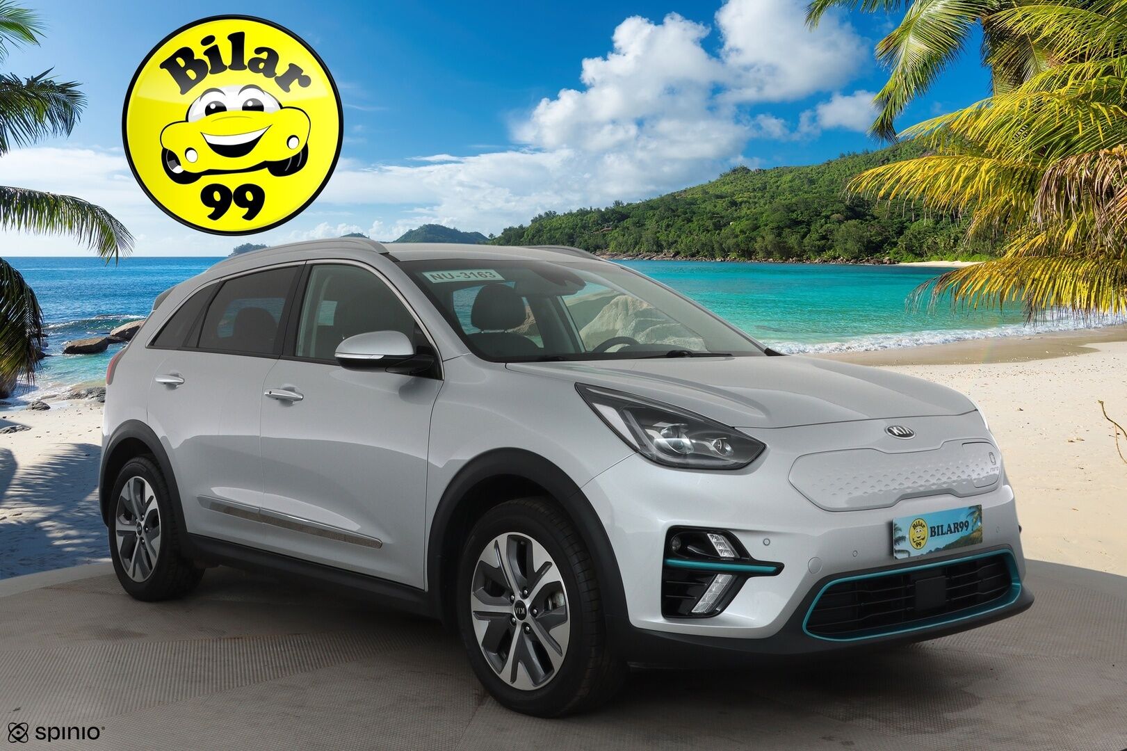 KIA NIRO 2021 64 kWh Advance Plus **Adapt.vakkari / Ilmastoidut nahat / Lämpöpumppu / P.kamera / Muistipenkki / LED / Digimittaristo** - *Super Varusteet* SoH 96,4% / Kahdet hyvät renkaat aluvanteilla / Merkkihuollettu