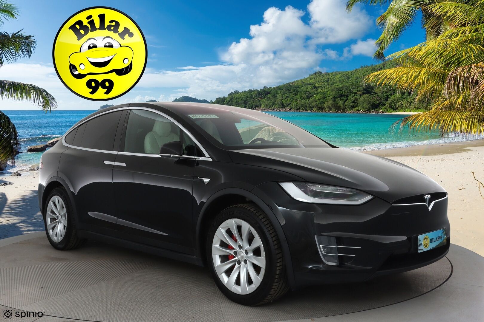 TESLA MODEL X 2020 Performance Ludicrous Dual Motor 6-Paik **Koukku / Adapt.Vakkari / LED-valot / P.kamera / Muistipenkki / Ilma-alusta** - 2,99 % KORKOTARJOUS TÄHÄN AUTOON - Kahdet Renkaat