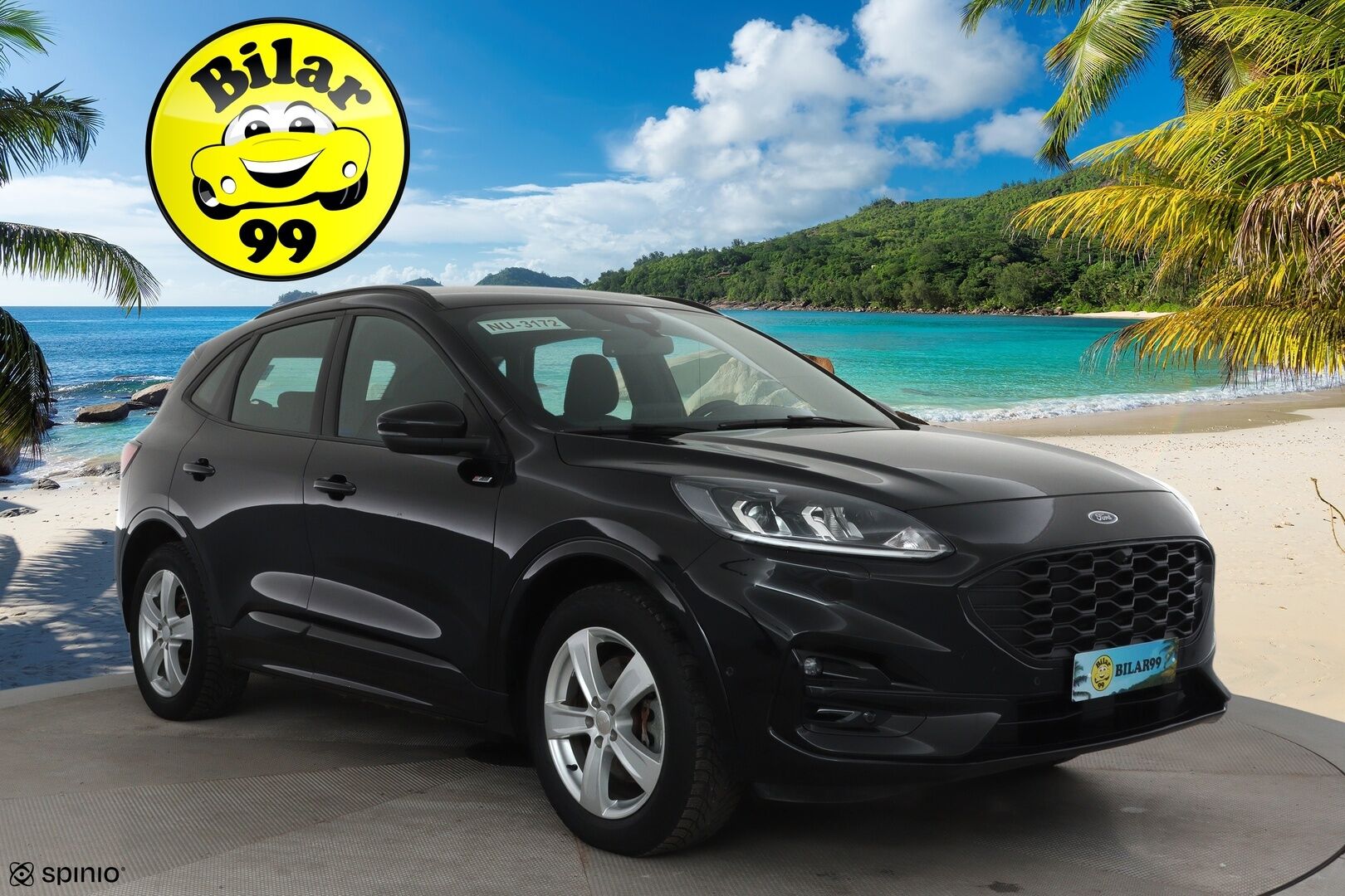 FORD KUGA 2021 2,5 Ladattava hybridi (PHEV) CVT FWD ST-Line **Adapt.Vakkari / LED-valot / P.kamera / Navi / Koukku / KeylessGO** - Kummatkin renkaat ajokuntoiset / Huollot ok / Siisti yksilö *