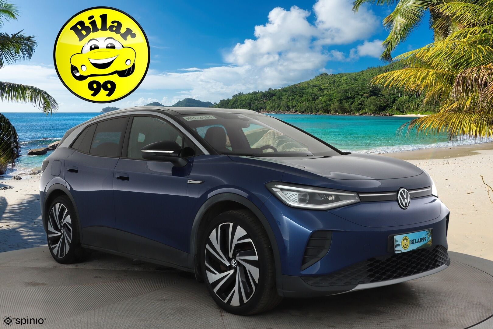 VOLKSWAGEN ID.4 2021 Pro Performance 1ST Max**HUD / Lasikatto / ACC / Matrix-LED / 360° / Lämpöpumppu / Koukku / Hierovat Sportit Muistilla** - **HUIPPU VARUSTEET**