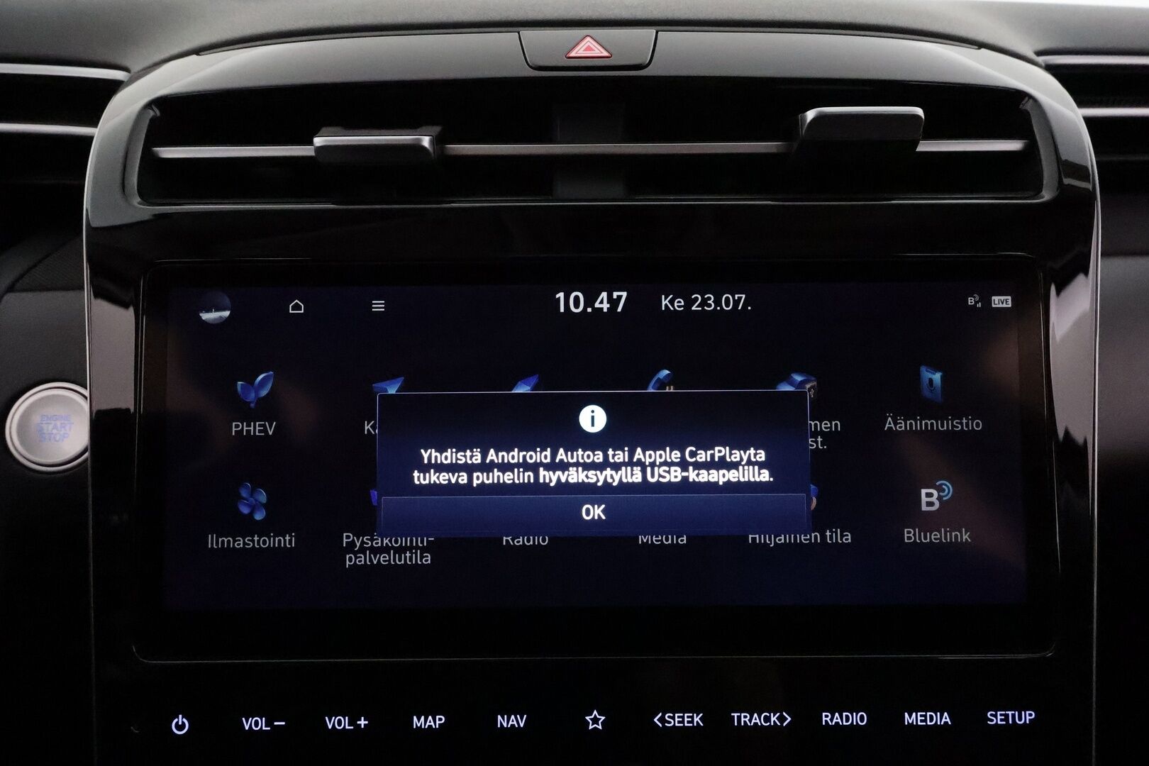 HYUNDAI TUCSON 2022 1.6 T-GDi 265 hv Plug-in 4WD 6AT Premium **Adapt.Vakkari / LED-valot / KRELL / P.kamera / Ilmastoidut Nahat / Navi** - 3,99 % KORKOTARJOUS TÄHÄN AUTOON 31.8. ASTI! - Akku kuntotarkastettu / Kahdet Renkaat