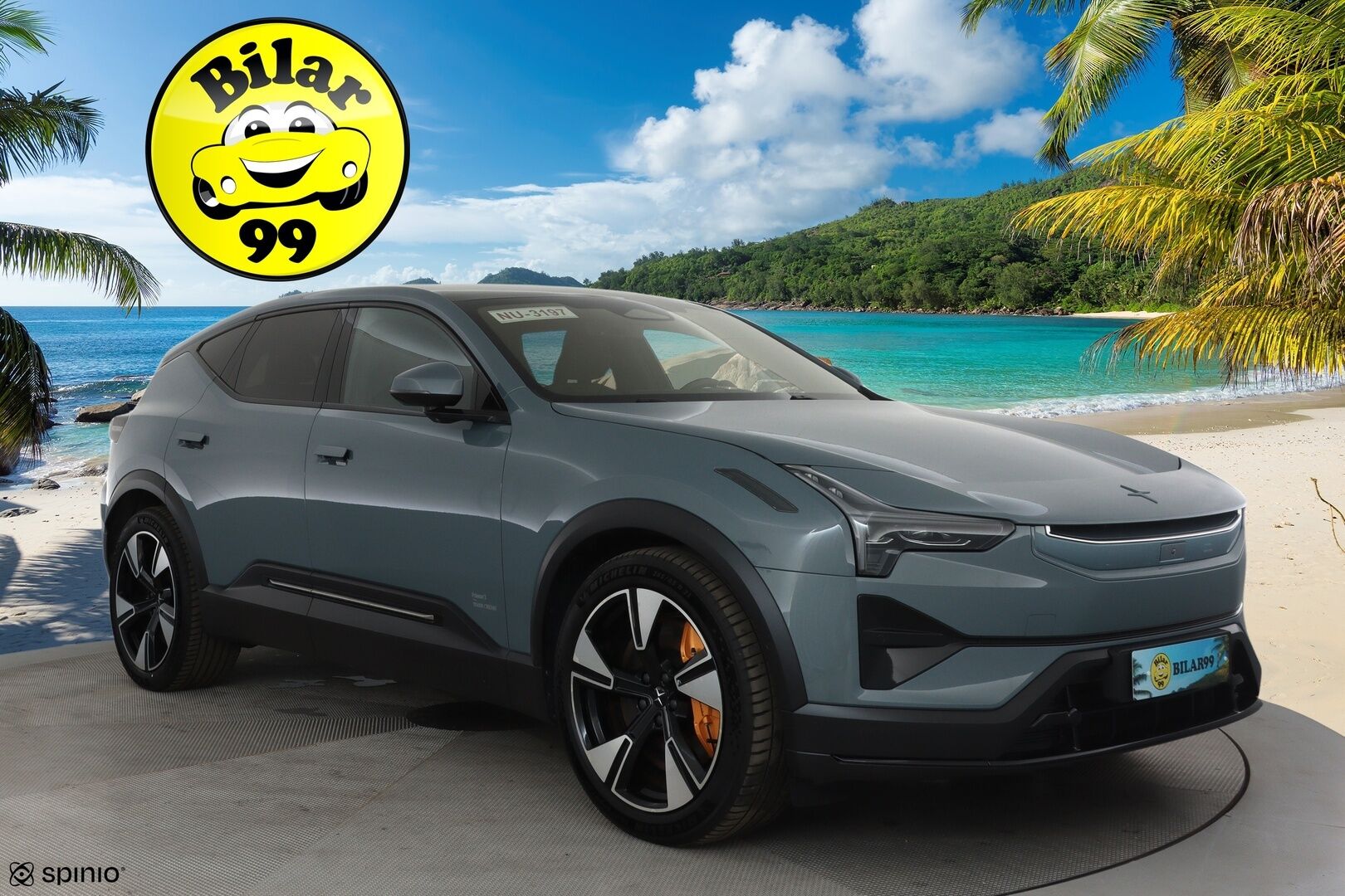POLESTAR 3 2024 Long Range Dual motor 111 kWh / HUD / Plus&Pilot / Koukku / LED / 360° Kamera / Sporttinahat / Bowers&Wilkins /Lasikatto - Kahdet Renkaat / Huippuvarusteet!