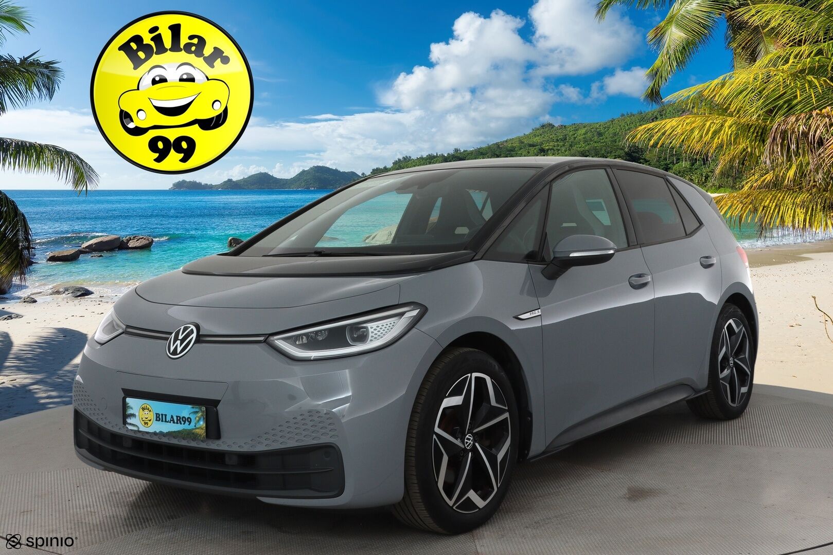VOLKSWAGEN ID.3 2021 82 kWh PRO S **HUD / Adapt.Vakkari / Matrix-LED / P.Kamera / Hierovat Sporttipenkit / Navi / Kaistavahti / KeylessGO** - Akku kuntotarkastettu 