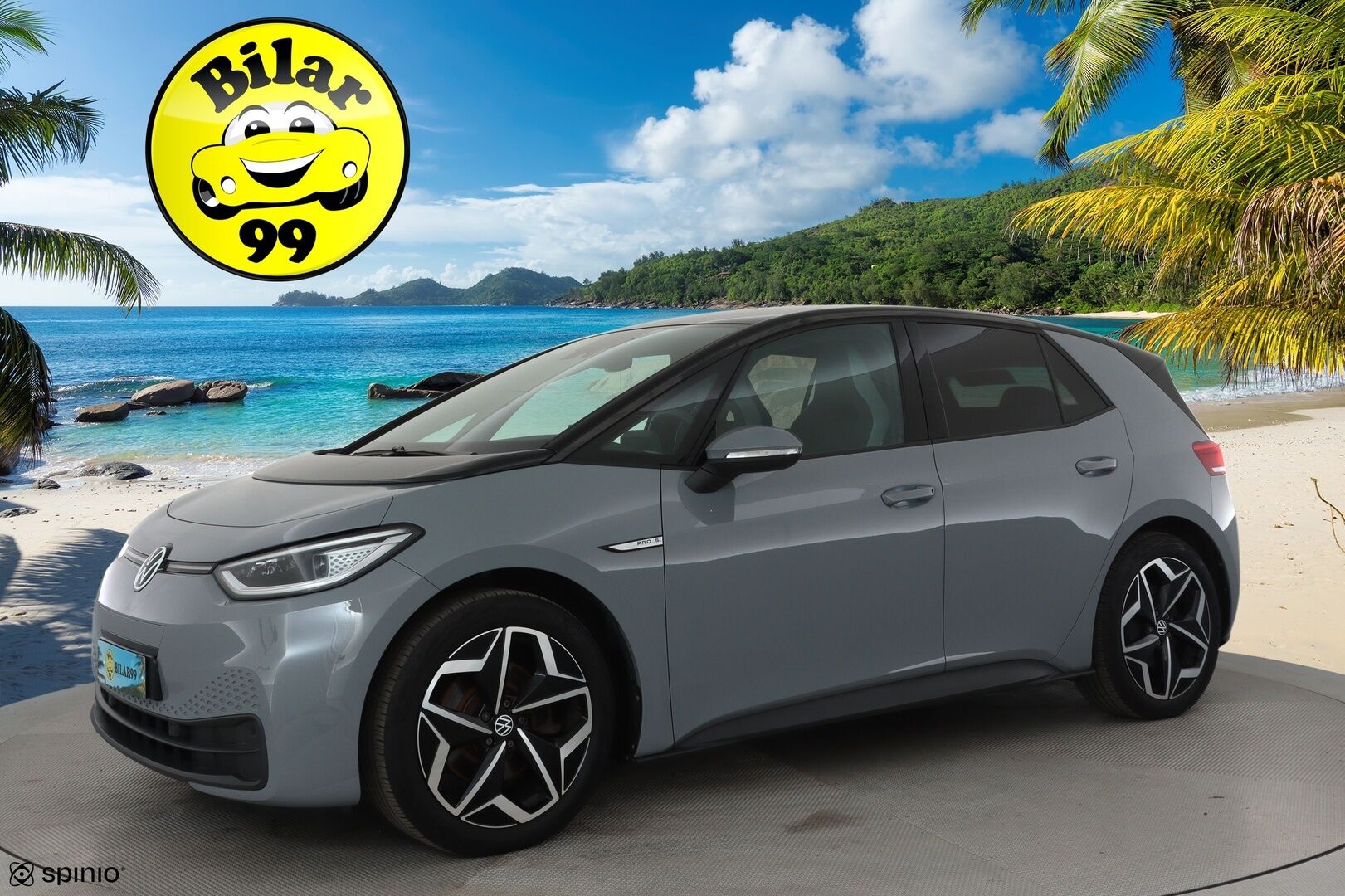 VOLKSWAGEN ID.3 2021 82 kWh PRO S **HUD / Adapt.Vakkari / Matrix-LED / P.Kamera / Hierovat Sporttipenkit / Navi / Kaistavahti / KeylessGO** - Akku kuntotarkastettu 