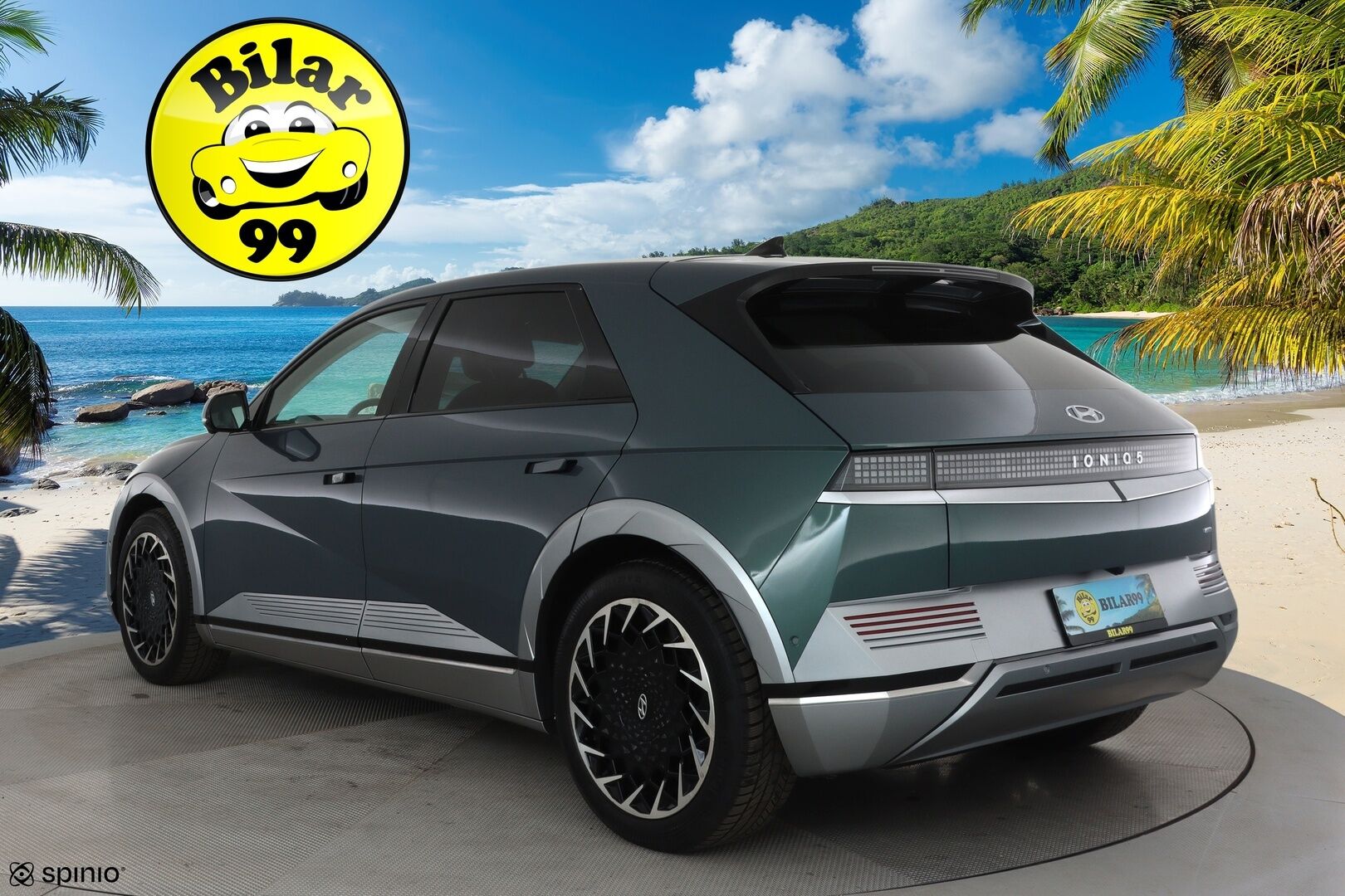 HYUNDAI IONIQ 5 2021 73 kWh 305 hv AWD Project 45 ** Aurinkopaneeli / HUD / BOSE / Relax penkit / 360 kamera / Nahkasisusta / Keyless - 3,99 % KORKOTARJOUS TÄHÄN AUTOON - Merkkihuollettu / SOH 96% / Seuraava huolto 04.2026 / Puhdas CarVertical