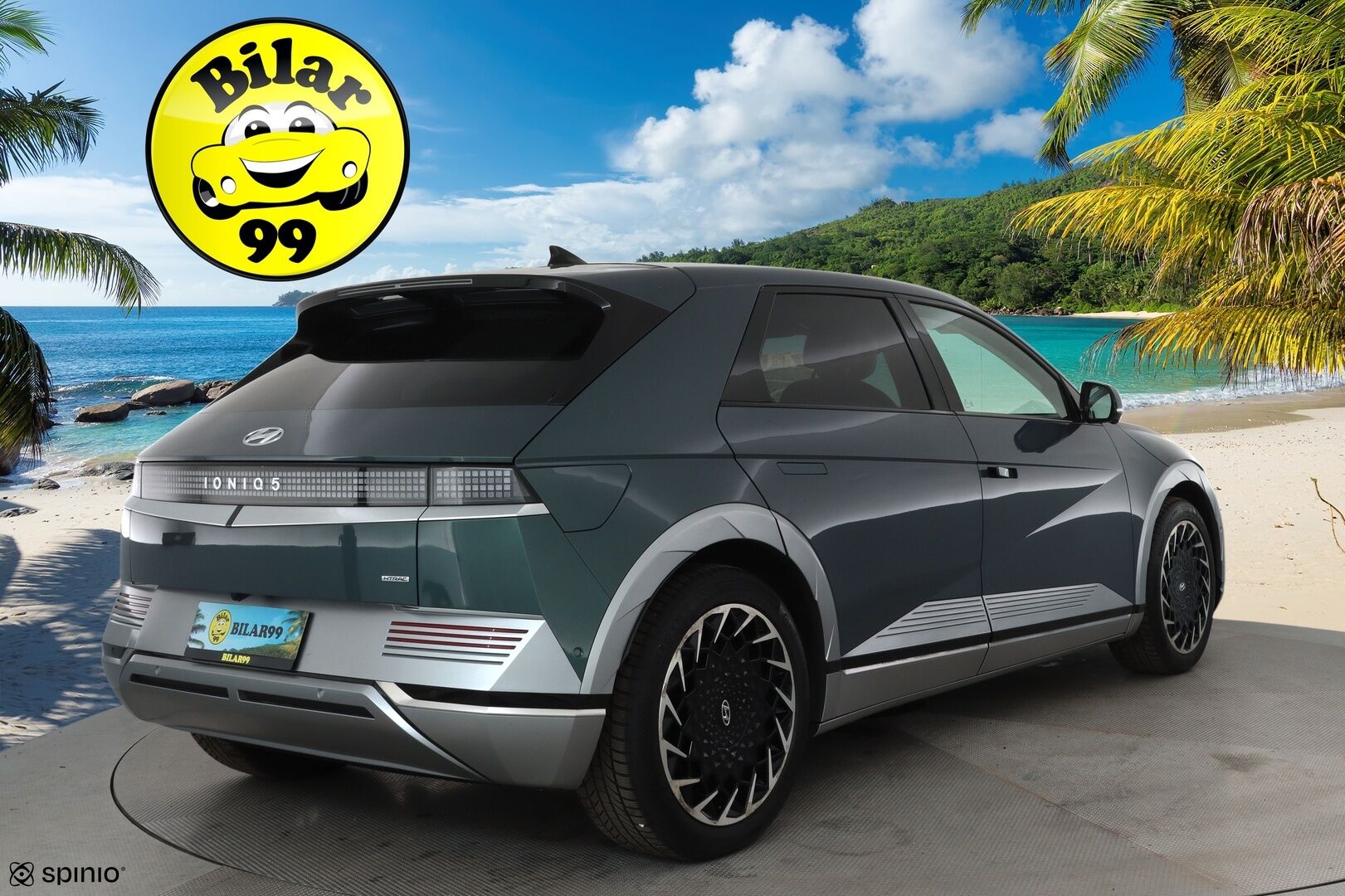HYUNDAI IONIQ 5 2021 73 kWh 305 hv AWD Project 45 *Aurinkopaneeli / HUD / BOSE / Relax penkit / 360 kamera / Nahkasisusta / Keyless* - 3,99% KORKOTARJOUS TÄHÄN AUTOON 21.9. ASTI - Merkkihuollettu / SOH 96% / Erikoismalli / Puhdas CarVertical