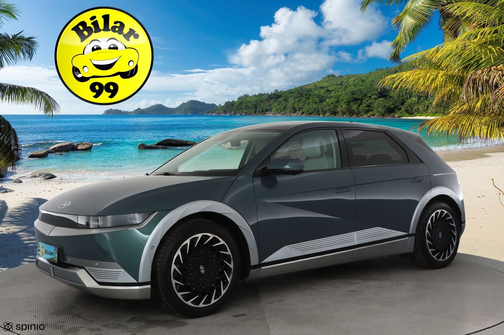 HYUNDAI IONIQ 5 2021 73 kWh 305 hv AWD Project 45 ** Aurinkopaneeli / HUD / BOSE / Relax penkit / 360 kamera / Nahkasisusta / Keyless - 3,99 % KORKOTARJOUS TÄHÄN AUTOON - Merkkihuollettu / SOH 96% / Seuraava huolto 04.2026 / Puhdas CarVertical