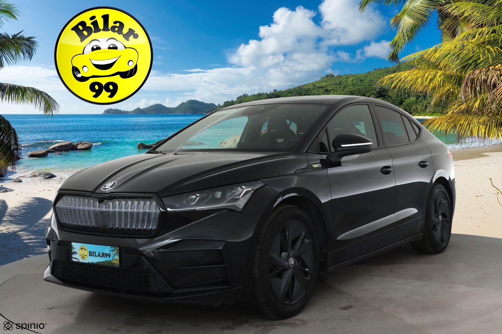 SKODA ENYAQ 2023 Coupe 80x 4x4 RS iV *Lasikatto / Lämpöpumppu / Koukku / ACC / Matrix-LED / P.Kamera / Muistipenkki / Navi* - 3,99 % KORKOTARJOUS TÄHÄN AUTOON - Akku kuntotarkastettu / Kahdet Renkaat / Merkkihuollettu / Huippuvarusteet