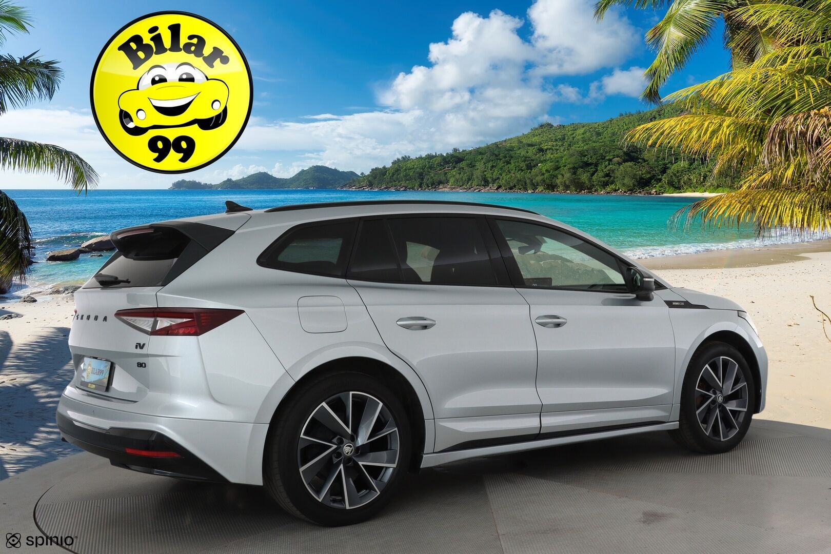 SKODA ENYAQ 2021 IV 80 Sportline **Lämpöpumppu / Matrix-LED / Koukku / Adapt.vakkari / 360 kamera / Muistipenkki - 3,99 % KORKOTARJOUS TÄHÄN AUTOON - Merkkihuollettu 