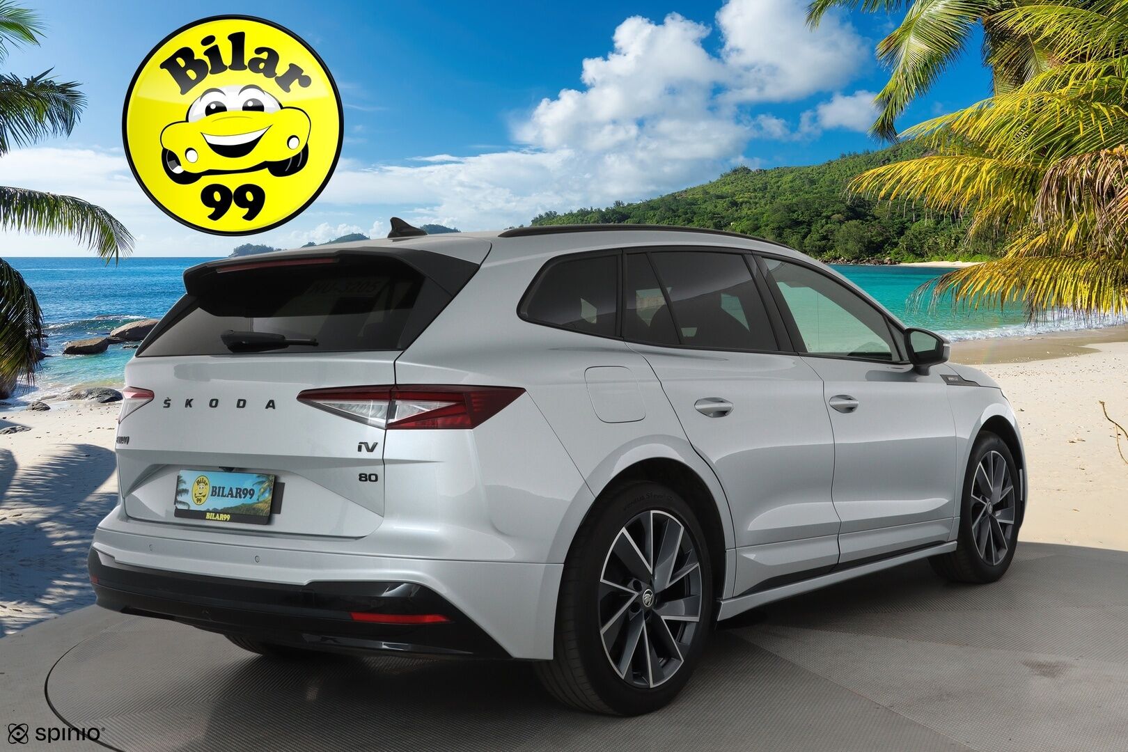 SKODA ENYAQ 2021 IV 80 Sportline **Lämpöpumppu / Matrix-LED / Koukku / Adapt.vakkari / 360 kamera / Muistipenkki - 3,99 % KORKOTARJOUS TÄHÄN AUTOON - Merkkihuollettu 