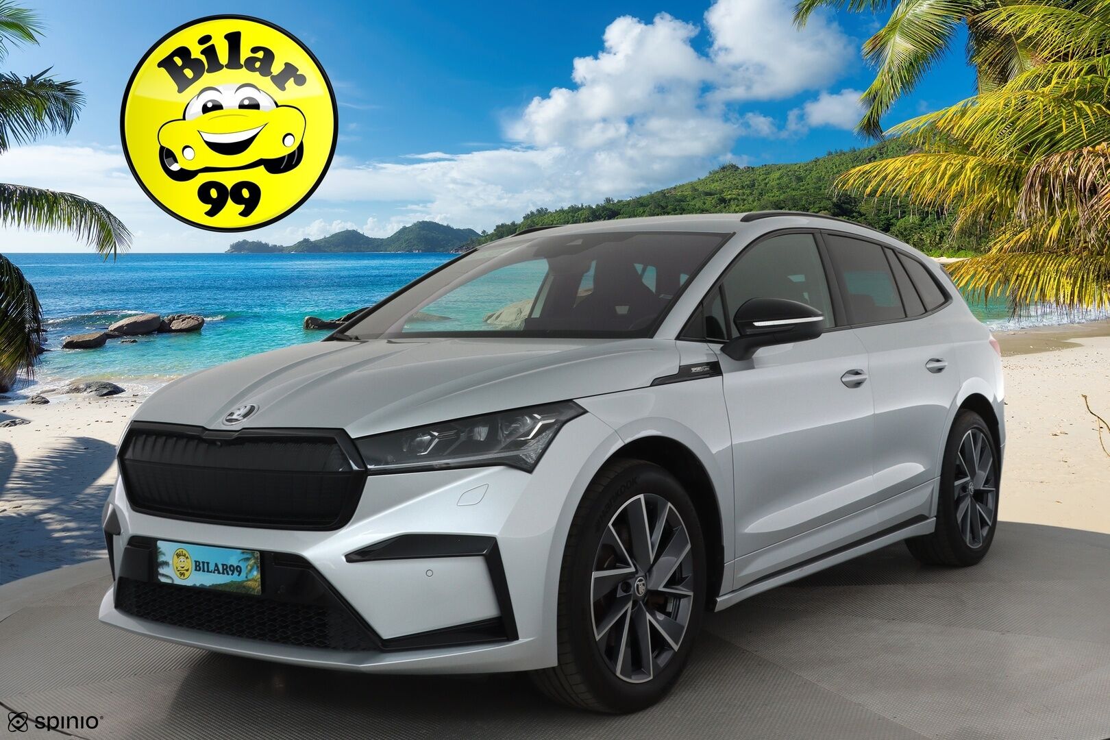 SKODA ENYAQ 2021 IV 80 Sportline **Lämpöpumppu / Matrix-LED / Koukku / Adapt.vakkari / 360 kamera / Muistipenkki - 3,99 % KORKOTARJOUS TÄHÄN AUTOON - Merkkihuollettu 