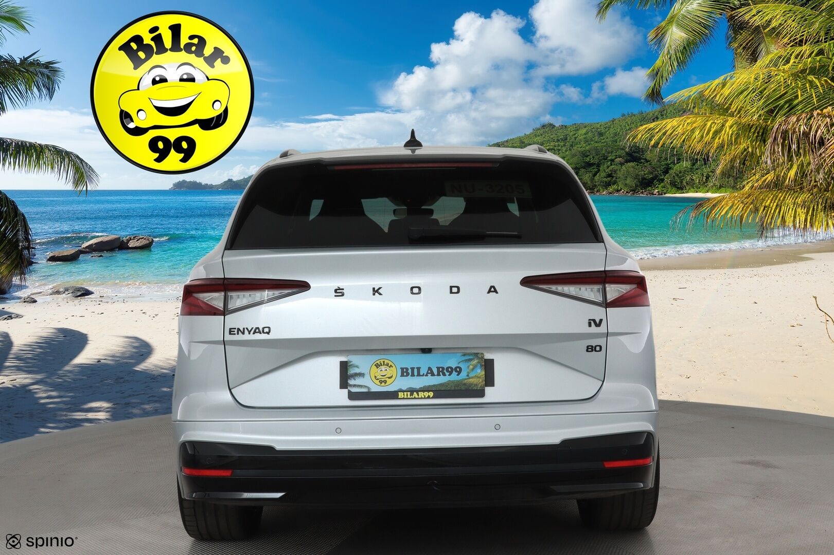 SKODA ENYAQ 2021 IV 80 Sportline **Lämpöpumppu / Matrix-LED / Koukku / Adapt.vakkari / 360 kamera / Muistipenkki - 3,99 % KORKOTARJOUS TÄHÄN AUTOON - Merkkihuollettu 