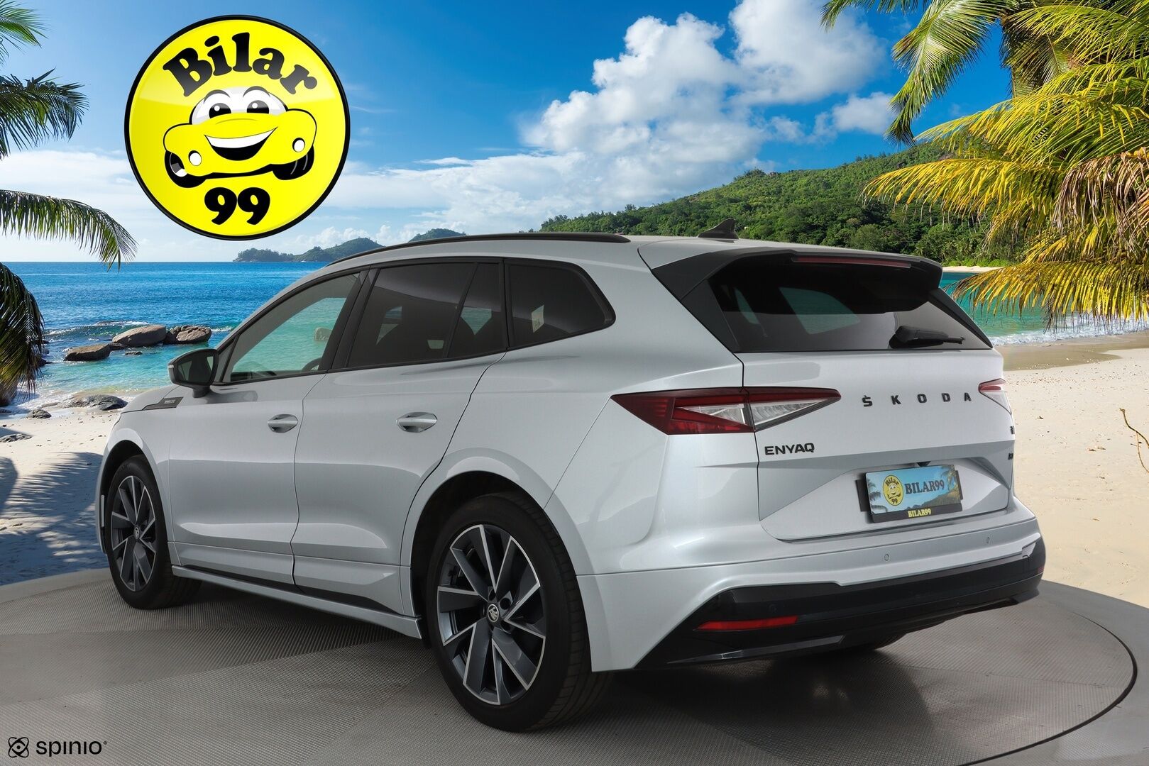 SKODA ENYAQ 2021 IV 80 Sportline **Lämpöpumppu / Matrix-LED / Koukku / Adapt.vakkari / 360 kamera / Muistipenkki - 3,99 % KORKOTARJOUS TÄHÄN AUTOON - Merkkihuollettu 