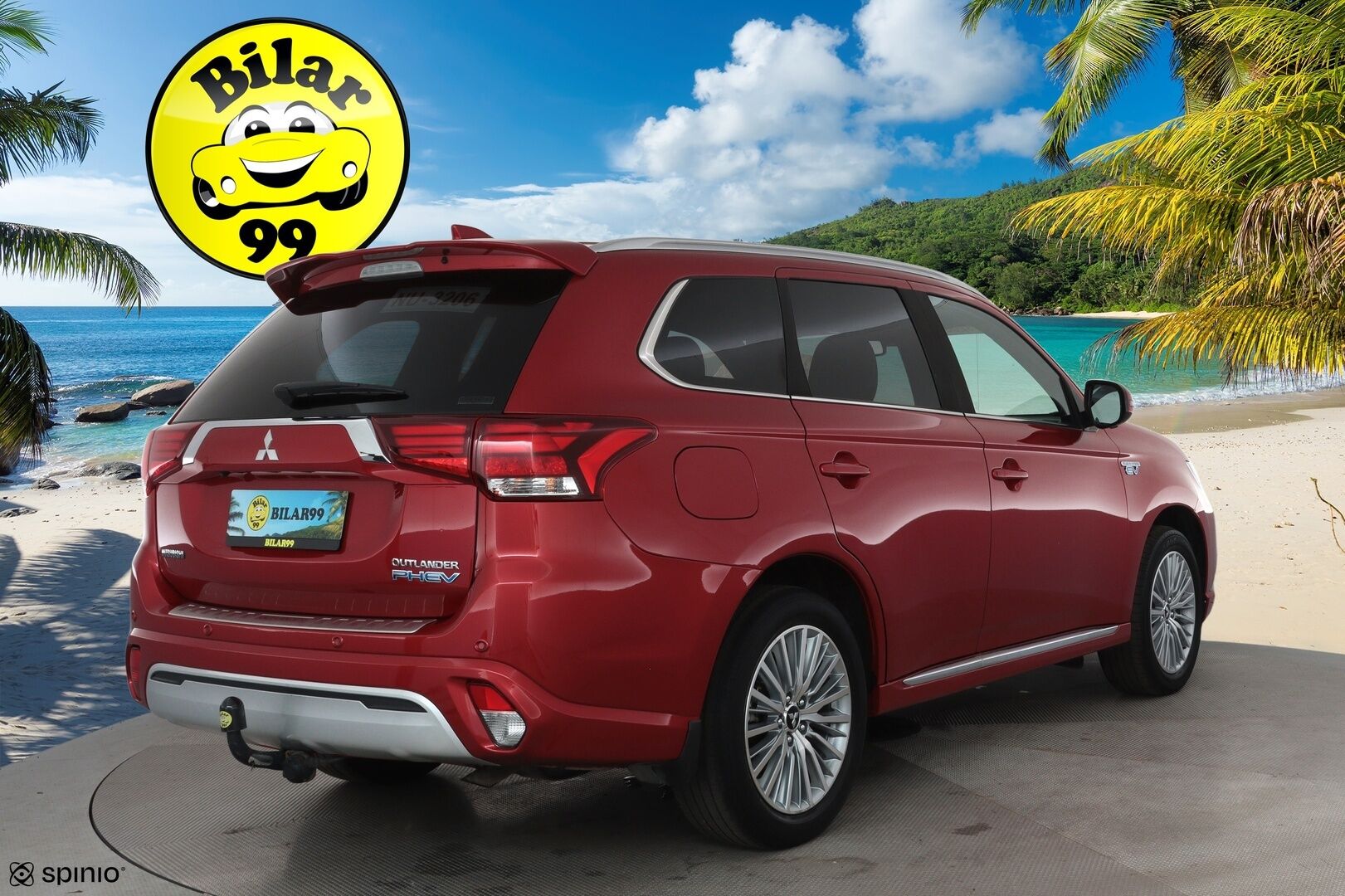 MITSUBISHI OUTLANDER PHEV 2019 2,4 PHEV Instyle 4WD **Koukku / Adapt.Vakkari / LED-valot / 360° / Nahkaverhoilu / Kaistavahti / Keyless** - Kahdet Renkaat / Merkkihuollettu!