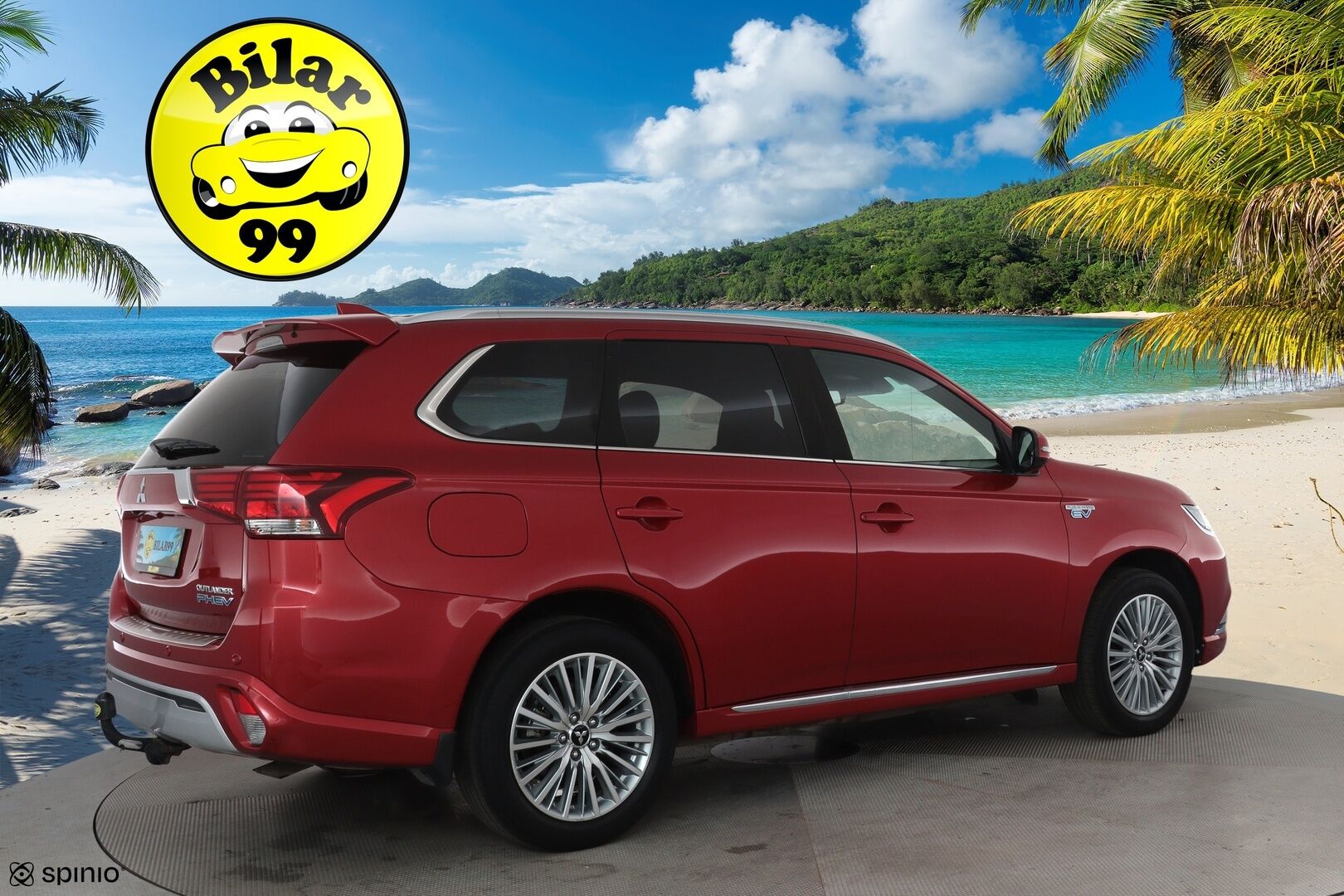 MITSUBISHI OUTLANDER PHEV 2019 2,4 PHEV Instyle 4WD **Koukku / Adapt.Vakkari / LED-valot / 360° / Nahkaverhoilu / Kaistavahti / Keyless** - Kahdet Renkaat / Merkkihuollettu!
