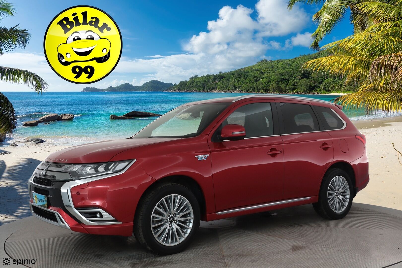MITSUBISHI OUTLANDER PHEV 2019 2,4 PHEV Instyle 4WD **Koukku / Adapt.Vakkari / LED-valot / 360° / Nahkaverhoilu / Kaistavahti / Keyless** - Kahdet Renkaat / Merkkihuollettu!