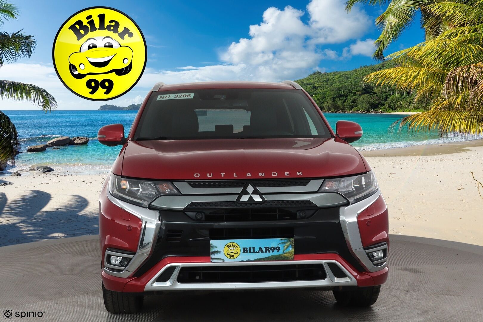 MITSUBISHI OUTLANDER PHEV 2019 2,4 PHEV Instyle 4WD **Koukku / Adapt.Vakkari / LED-valot / 360° / Nahkaverhoilu / Kaistavahti / Keyless** - Kahdet Renkaat / Merkkihuollettu!