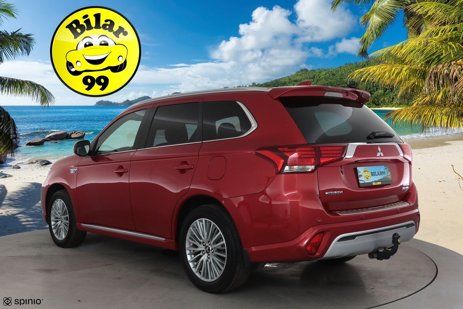 MITSUBISHI OUTLANDER PHEV 2019 2,4 PHEV Instyle 4WD **Koukku / Adapt.Vakkari / LED-valot / 360° / Nahkaverhoilu / Kaistavahti / Keyless** - Kahdet Renkaat / Merkkihuollettu!