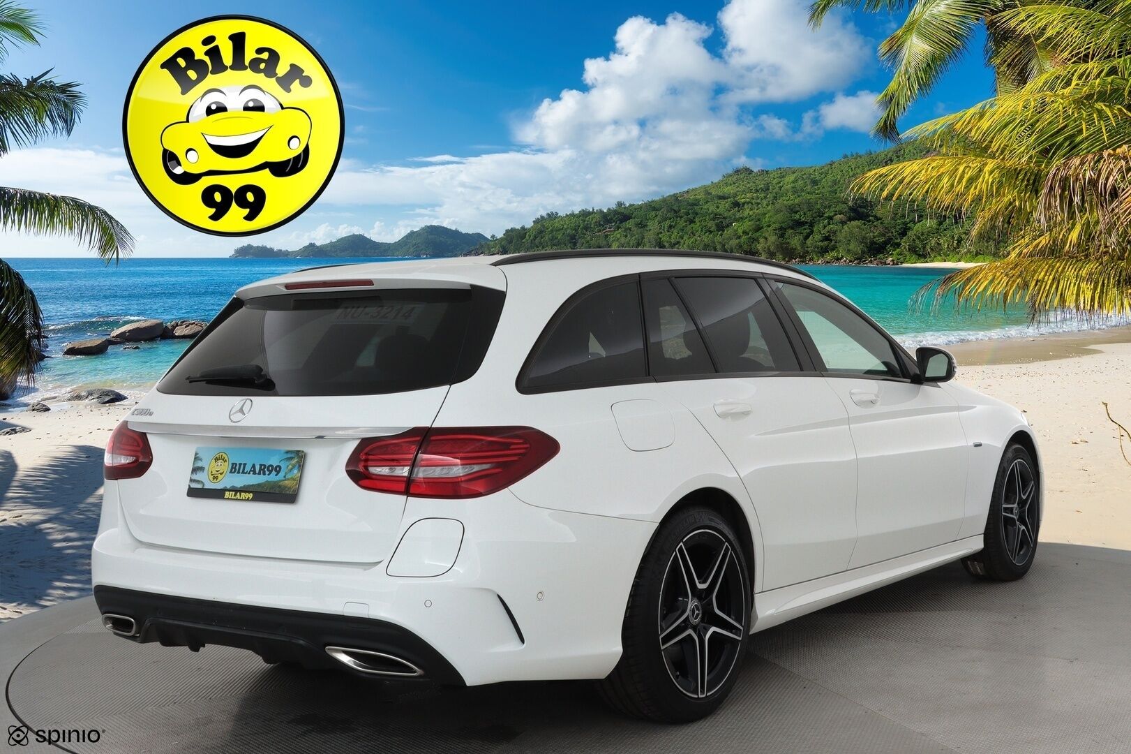 MERCEDES-BENZ C 2020 300 e T A Business AMG Edition EQ Power **Koukku / DTR Pro / LED-High Performance / P.kamera / Sporttipenkit** - Kahdet hyvät renkaat / 2x Latauskaapelit / Todella siistikuntoinen