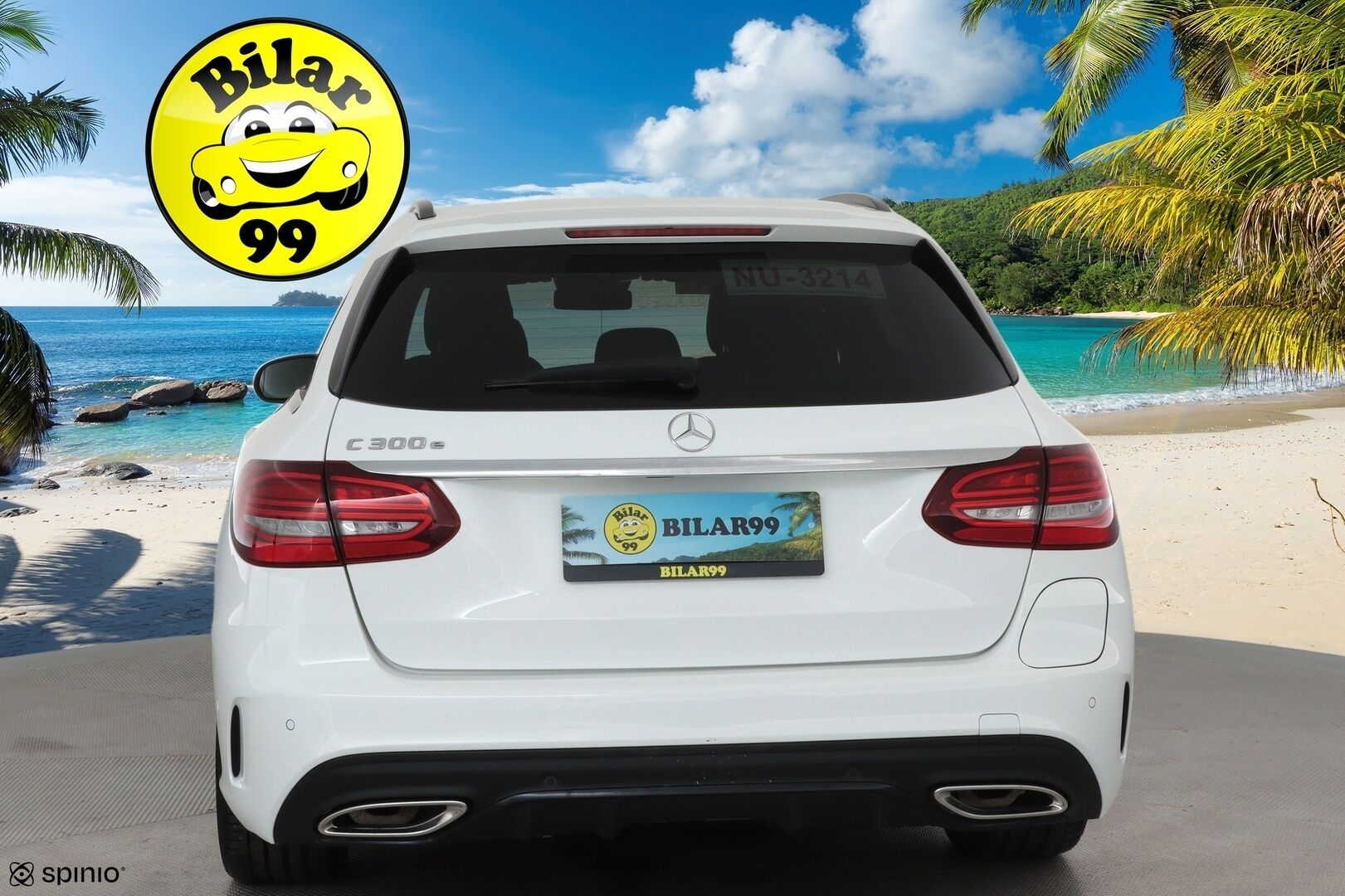 MERCEDES-BENZ C 2020 300 e T A Business AMG Edition EQ Power **Koukku / DTR Pro / LED-High Performance / P.kamera / Sporttipenkit** - Kahdet hyvät renkaat / 2x Latauskaapelit / Todella siistikuntoinen