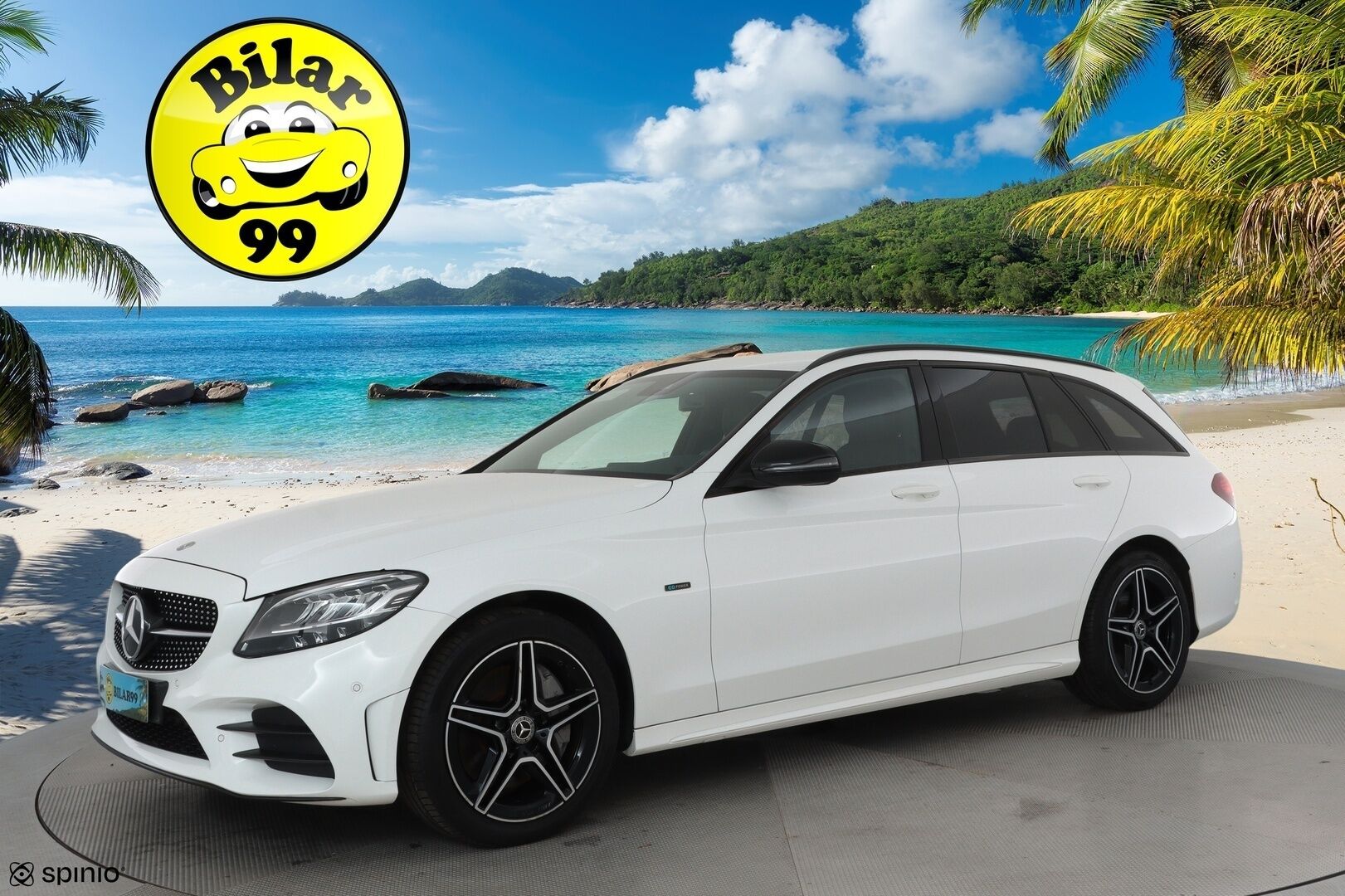 MERCEDES-BENZ C 2020 300 e T A Business AMG Edition EQ Power **Koukku / DTR Pro / LED-High Performance / P.kamera / Sporttipenkit** - Kahdet hyvät renkaat / 2x Latauskaapelit / Todella siistikuntoinen