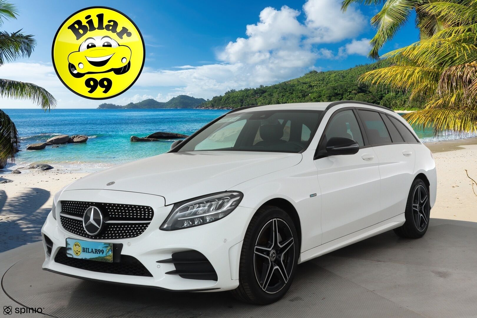 MERCEDES-BENZ C 2020 300 e T A Business AMG Edition EQ Power **Koukku / DTR Pro / LED-High Performance / P.kamera / Sporttipenkit** - Kahdet hyvät renkaat / 2x Latauskaapelit / Todella siistikuntoinen