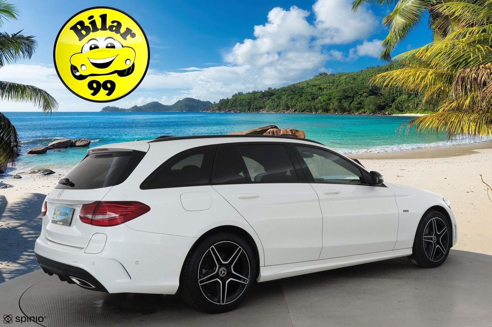 MERCEDES-BENZ C 2020 300 e T A Business AMG Edition EQ Power **Koukku / DTR Pro / LED-High Performance / P.kamera / Sporttipenkit** - Kahdet hyvät renkaat / 2x Latauskaapelit / Todella siistikuntoinen