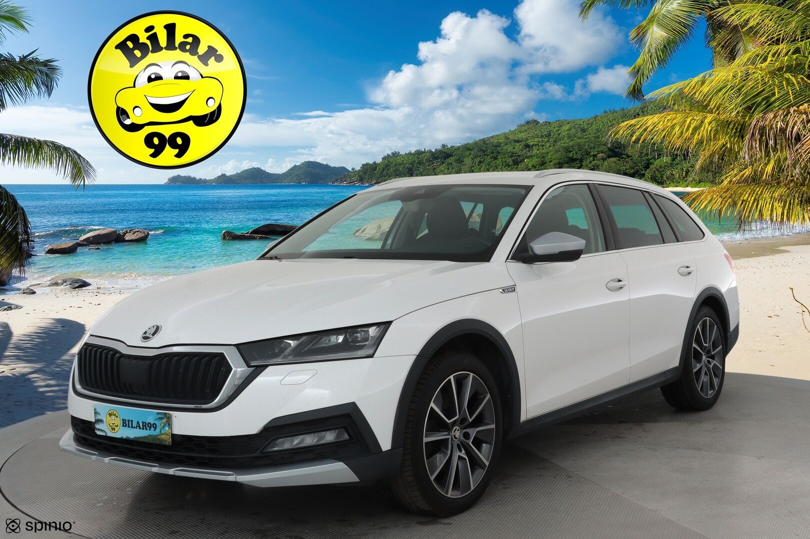 SKODA OCTAVIA 2021 Combi Scout 2,0 TDI 200 4x4 DSG **Webasto / Koukku / Adapt.Vakkari / Matrix-LED / P.kamera / Navi / Kaistavahti** - Kahdet Renkaat