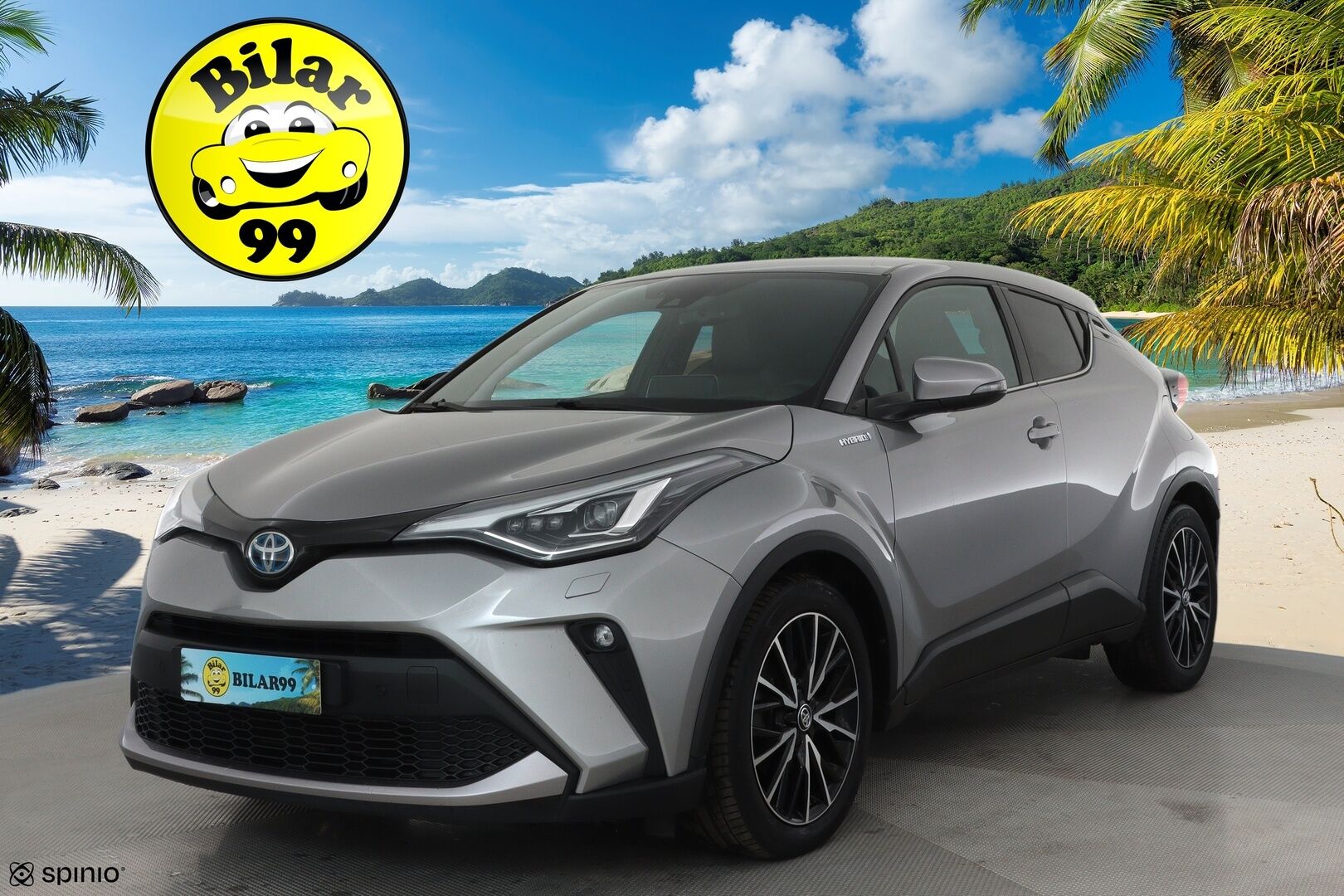 TOYOTA C-HR 2020 1,8 Hybrid Premium **Adapt.vakkari / JBL / Koukku / P.kamera / LED / KeylessGo / Ratinlämmitin / Puolinahat** - Merkkihuollettu / Apple&Android / Kahdet renkaat aluvanteilla
