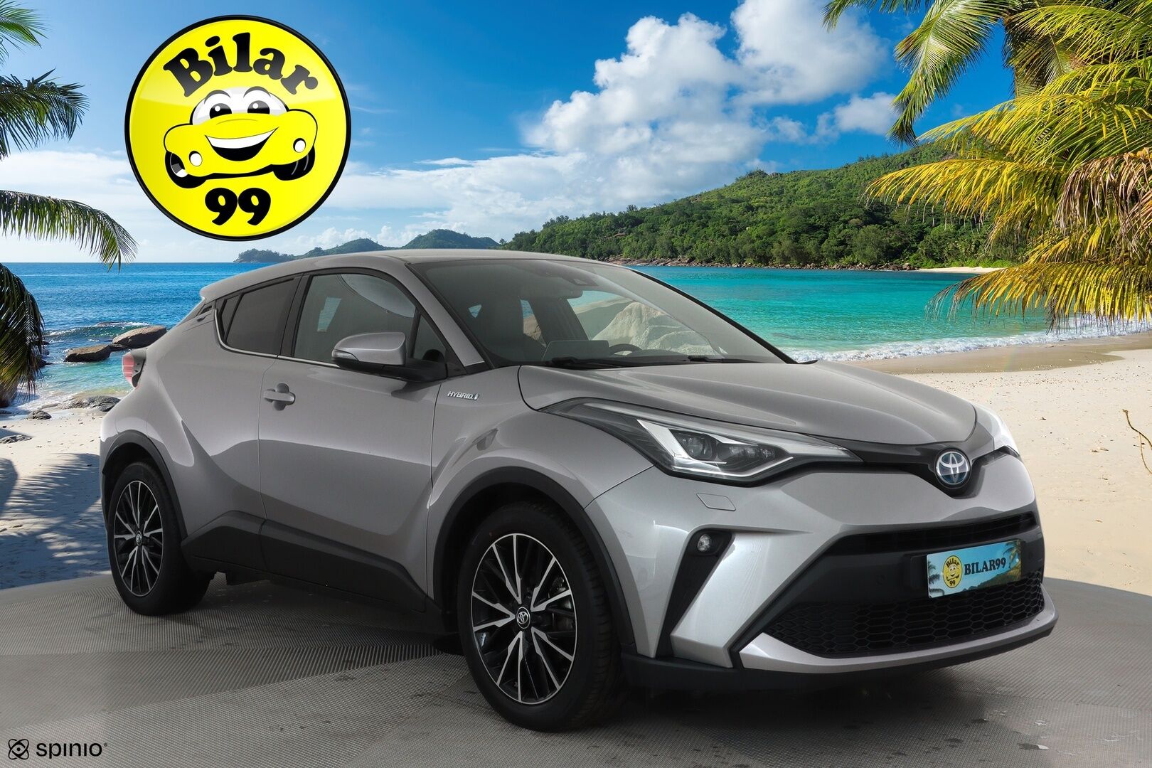 TOYOTA C-HR 2020 1,8 Hybrid Premium **Adapt.vakkari / JBL / Koukku / P.kamera / LED / KeylessGo / Ratinlämmitin / Puolinahat** - Merkkihuollettu / Apple&Android / Kahdet renkaat aluvanteilla