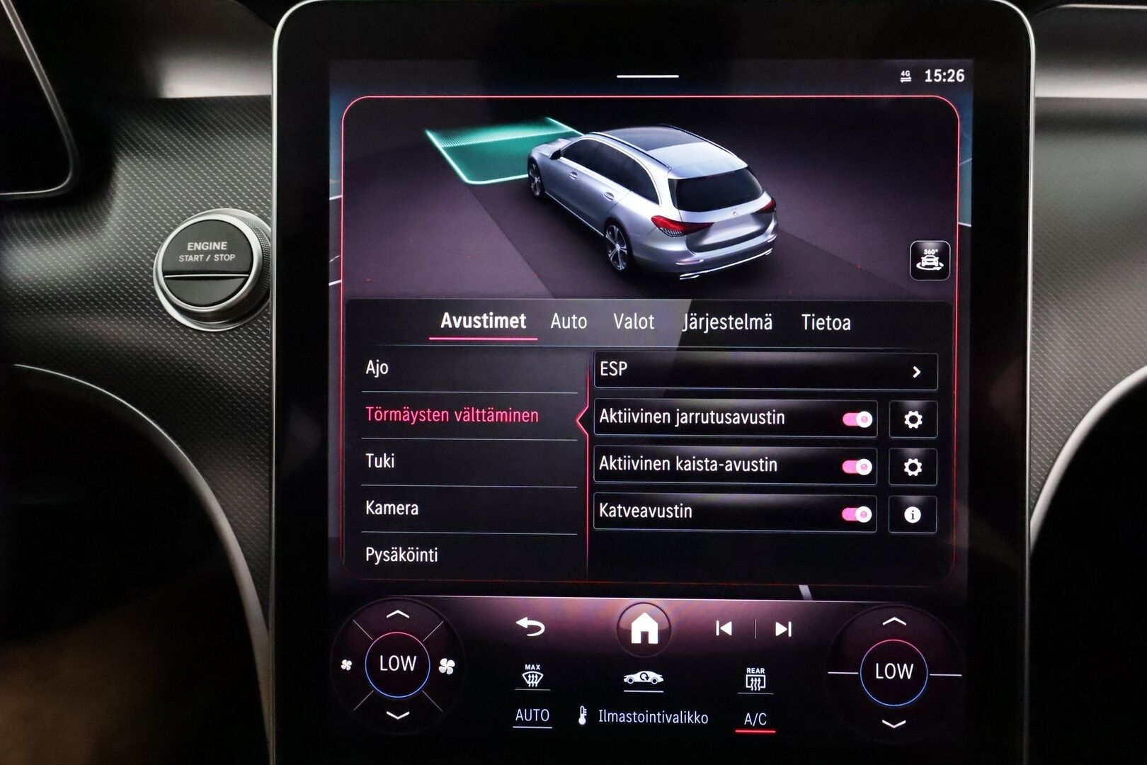 MERCEDES-BENZ C 2023 300 e T A - Distronic Pro / Vetokoukku / Peruutuskamera / Comand Navi / Vetokoukku / Puolinahkasisusta / LED High Perf / KATSO HINTA! - HULLUT JOULUT KORKOTARJOUS 2,49% 