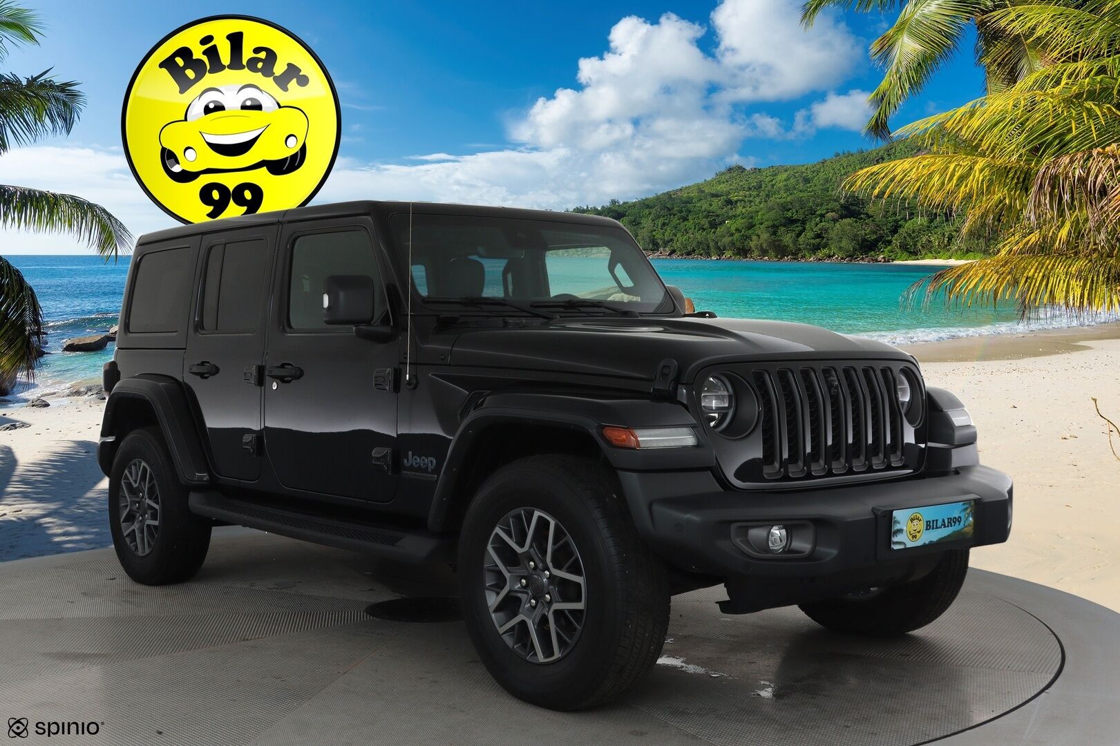 JEEP WRANGLER 2021 Unlimited 2.0 PHEV AT8 4x4 **Adapt.vakkari / Alpine Audio / 180.kamera / Nahkaverhoilu / Navi / KeylessGo / LED** - 2,99 % KORKOTARJOUS TÄHÄN AUTOON - 