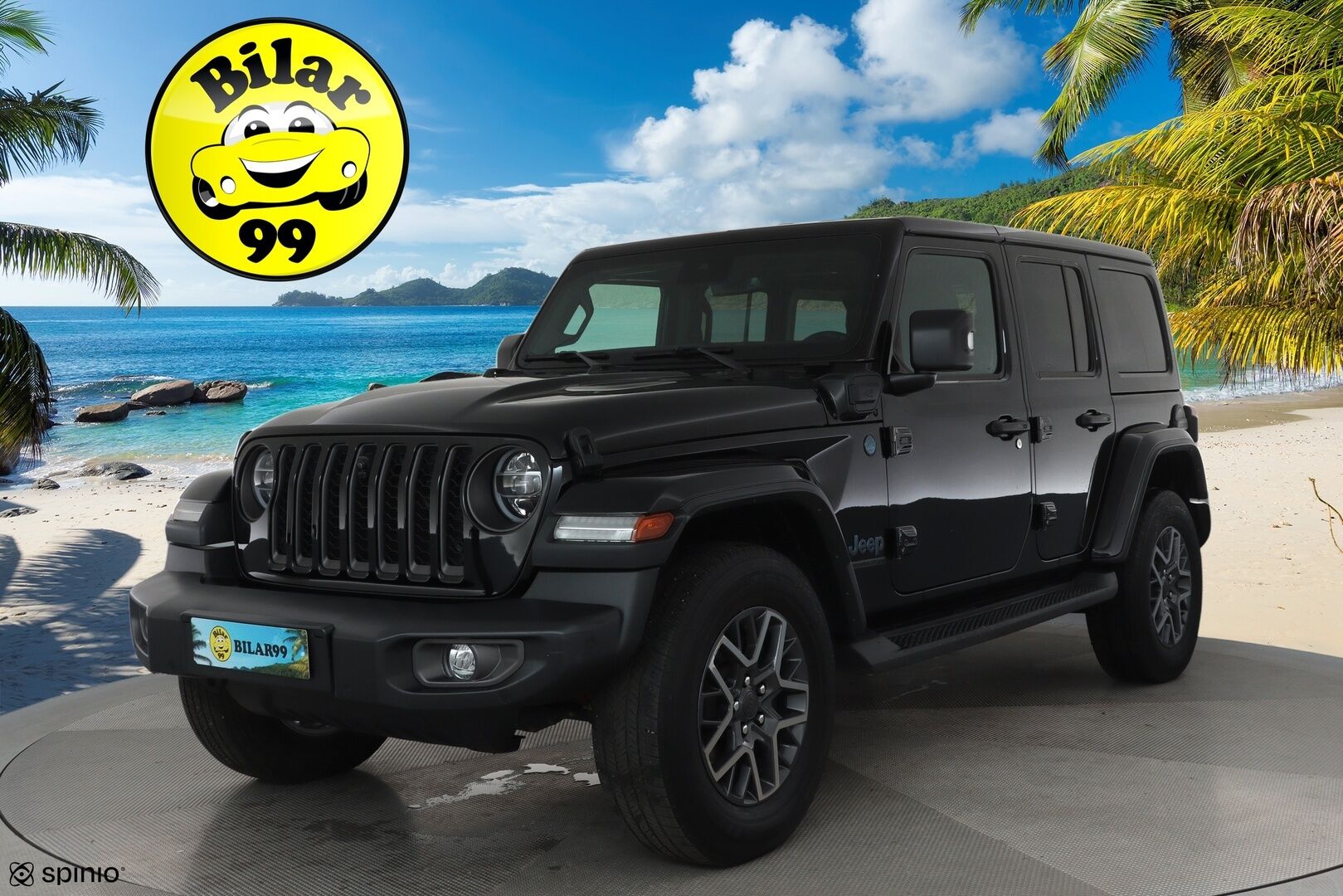 JEEP WRANGLER 2021 Unlimited 2.0 PHEV AT8 4x4 **Adapt.vakkari / Alpine Audio / 180.kamera / Nahkaverhoilu / Navi / KeylessGo / LED** - 2,99 % KORKOTARJOUS TÄHÄN AUTOON - 
