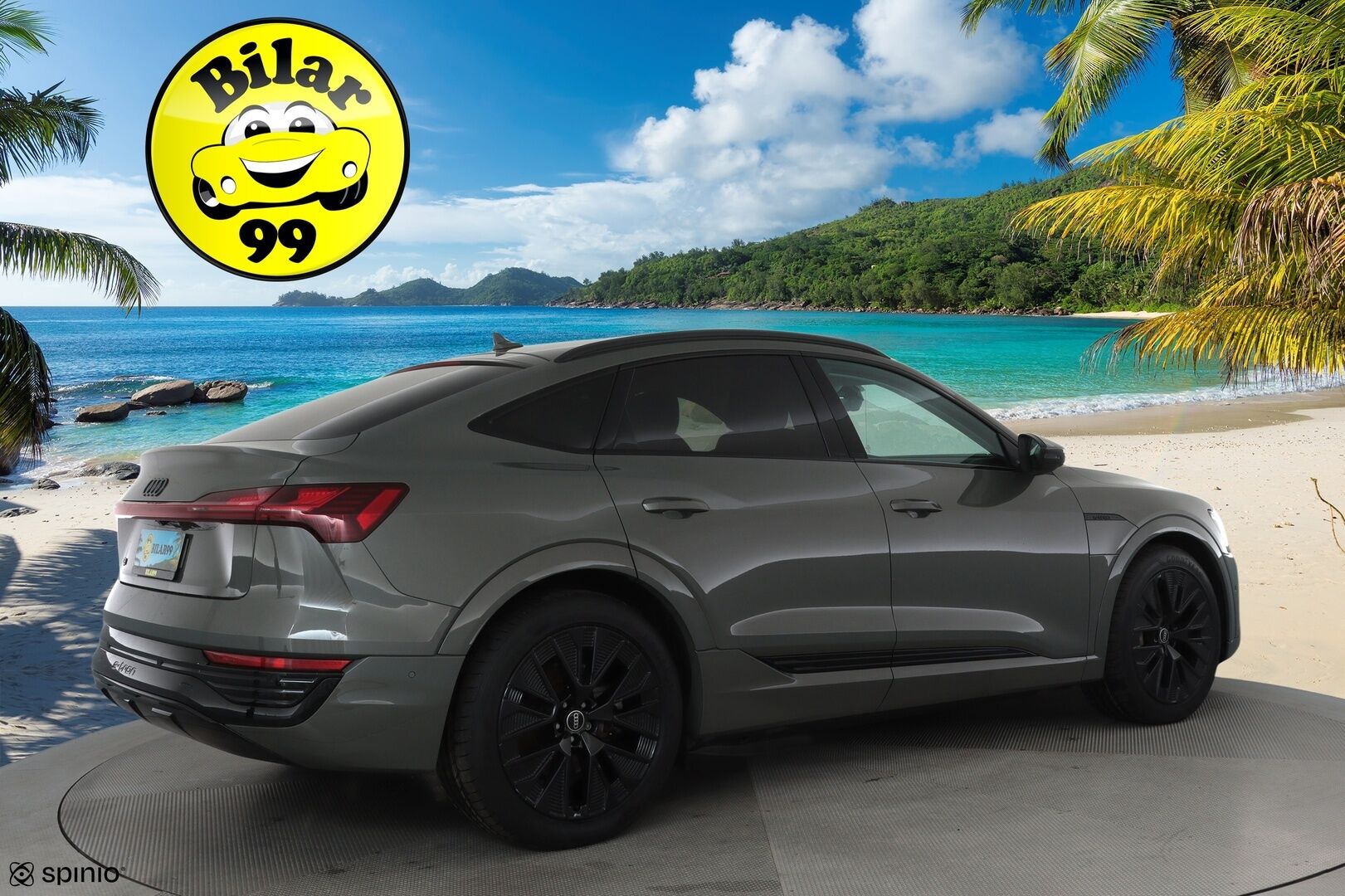 AUDI Q8 E-TRON 2024 50 Sportback **Adapt.vakkari / Bang&Olufsen / Muistipenkki / P.kamera / Digimittaristo / Puolinahat / Ilma-alusta** - 3,99 % KORKOTARJOUS TÄHÄN AUTOON 16.9. ASTI! - SoH 95,6% / Juuri merkkiliikkeen huoltama / Sähköluukku / Kahdet renkaat aluvanteilla / Merkkihuollettu