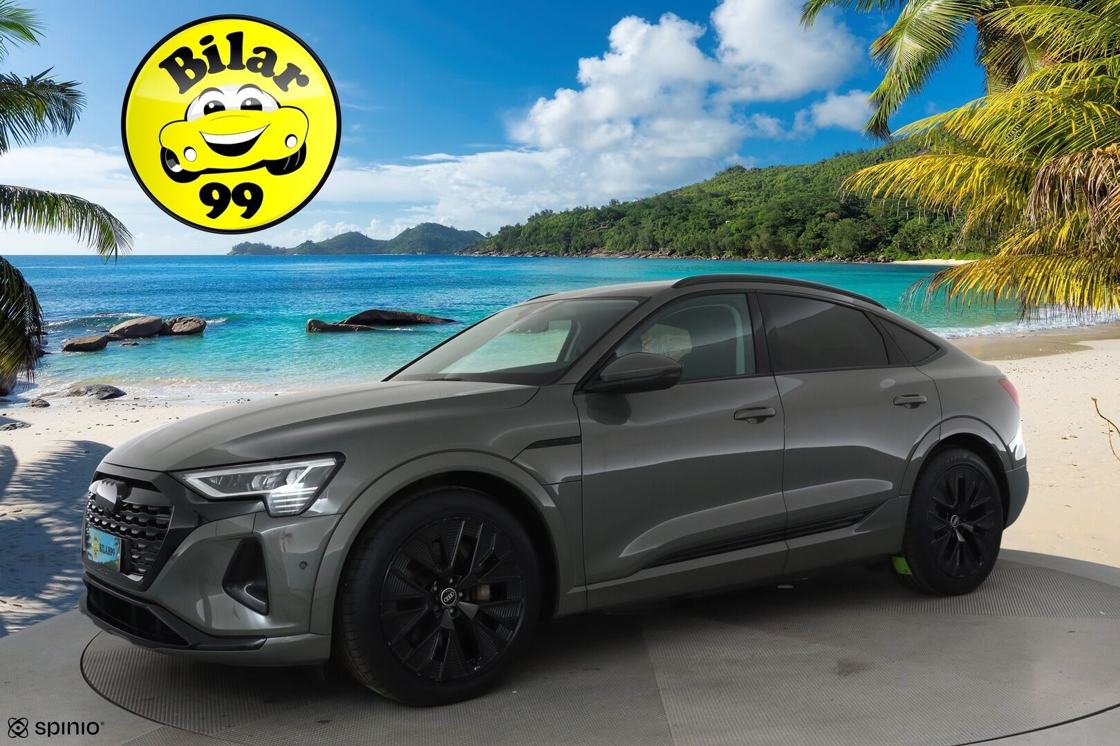 AUDI Q8 E-TRON 2024 50 Sportback **Adapt.vakkari / Bang&Olufsen / Muistipenkki / P.kamera / Digimittaristo / Puolinahat / Ilma-alusta** - 3,99 % KORKOTARJOUS TÄHÄN AUTOON - Akku kuntotarkastettu / Sähköluukku / Kahdet renkaat aluvanteilla / Merkkihuollettu