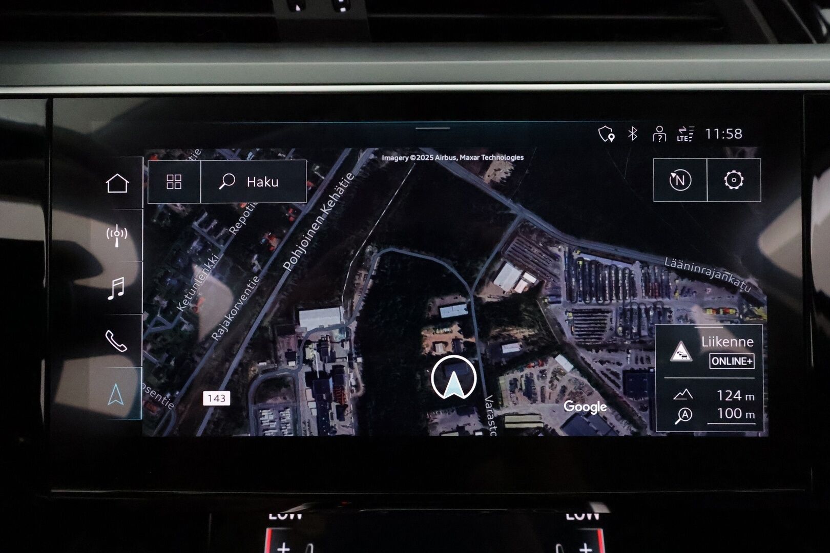 AUDI Q8 E-TRON 2024 50 Sportback **Adapt.vakkari / Bang&Olufsen / Muistipenkki / P.kamera / Digimittaristo / Puolinahat / Ilma-alusta** - 3,99 % KORKOTARJOUS TÄHÄN AUTOON - Akku kuntotarkastettu / Sähköluukku / Kahdet renkaat aluvanteilla / Merkkihuollettu
