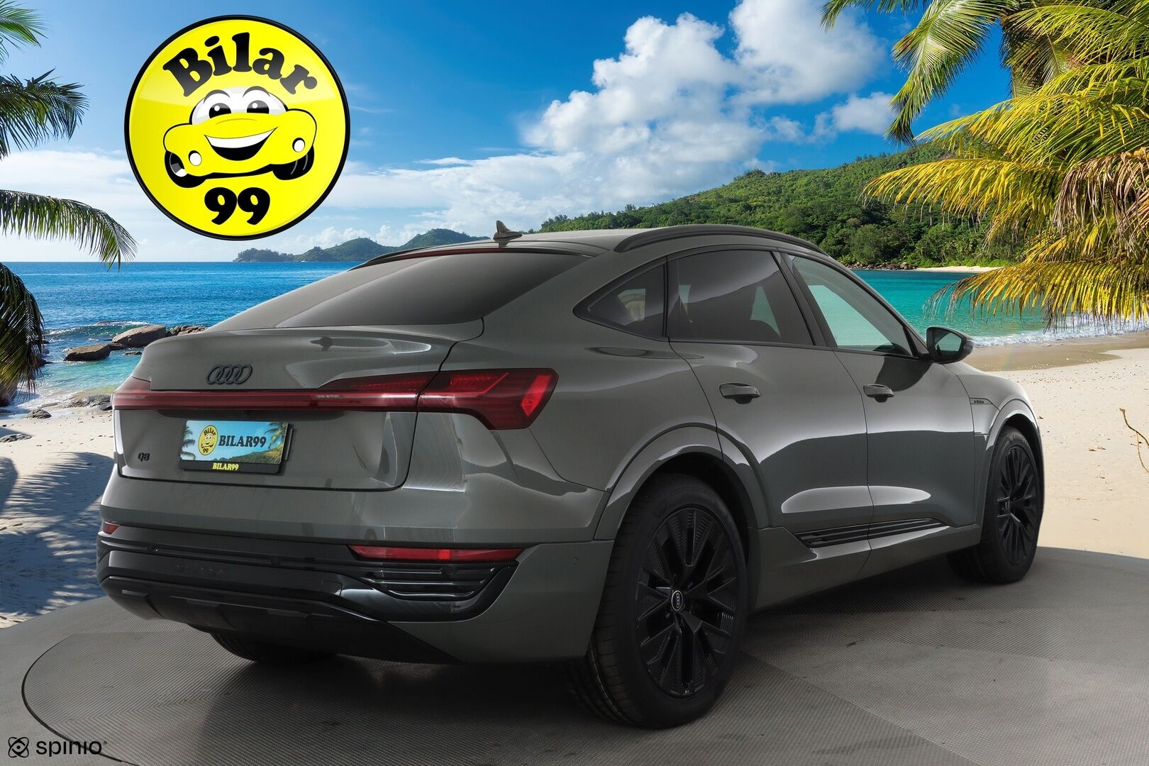 AUDI Q8 E-TRON 2024 50 Sportback **Adapt.vakkari / Bang&Olufsen / Muistipenkki / P.kamera / Digimittaristo / Puolinahat / Ilma-alusta** - 3,99 % KORKOTARJOUS TÄHÄN AUTOON 16.9. ASTI! - SoH 95,6% / Juuri merkkiliikkeen huoltama / Sähköluukku / Kahdet renkaat aluvanteilla / Merkkihuollettu