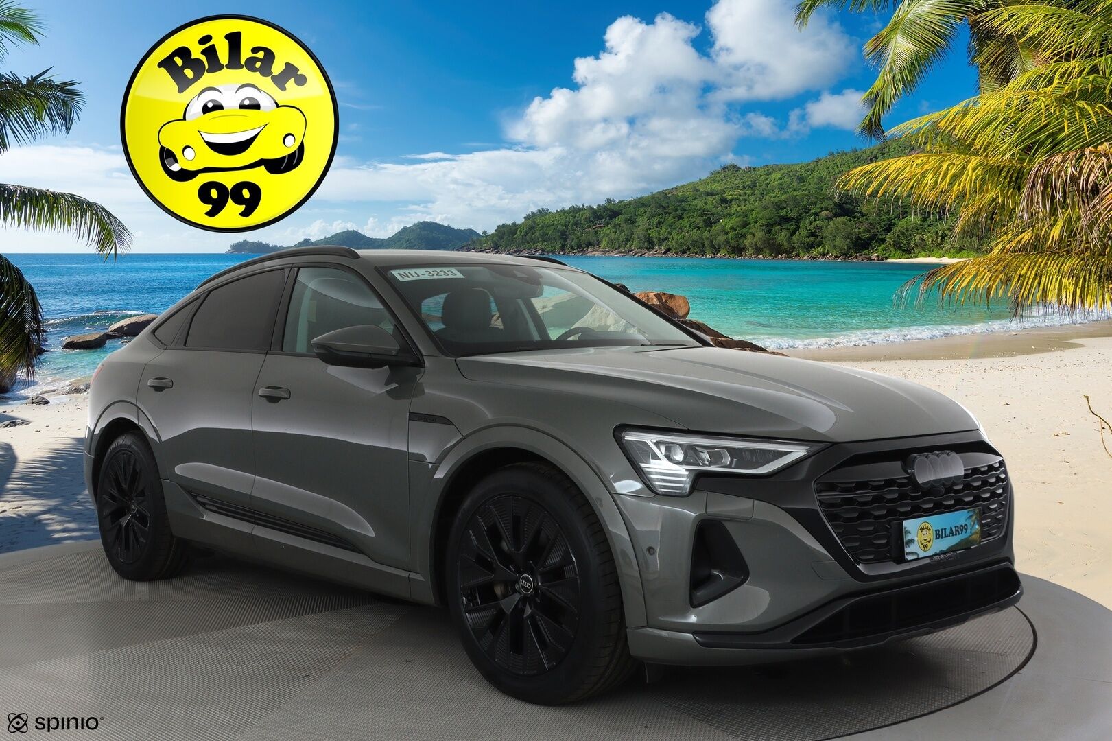 AUDI Q8 E-TRON 2024 50 Sportback **Adapt.vakkari / Bang&Olufsen / Muistipenkki / P.kamera / Digimittaristo / Puolinahat / Ilma-alusta** - 3,99 % KORKOTARJOUS TÄHÄN AUTOON - Akku kuntotarkastettu / Sähköluukku / Kahdet renkaat aluvanteilla / Merkkihuollettu